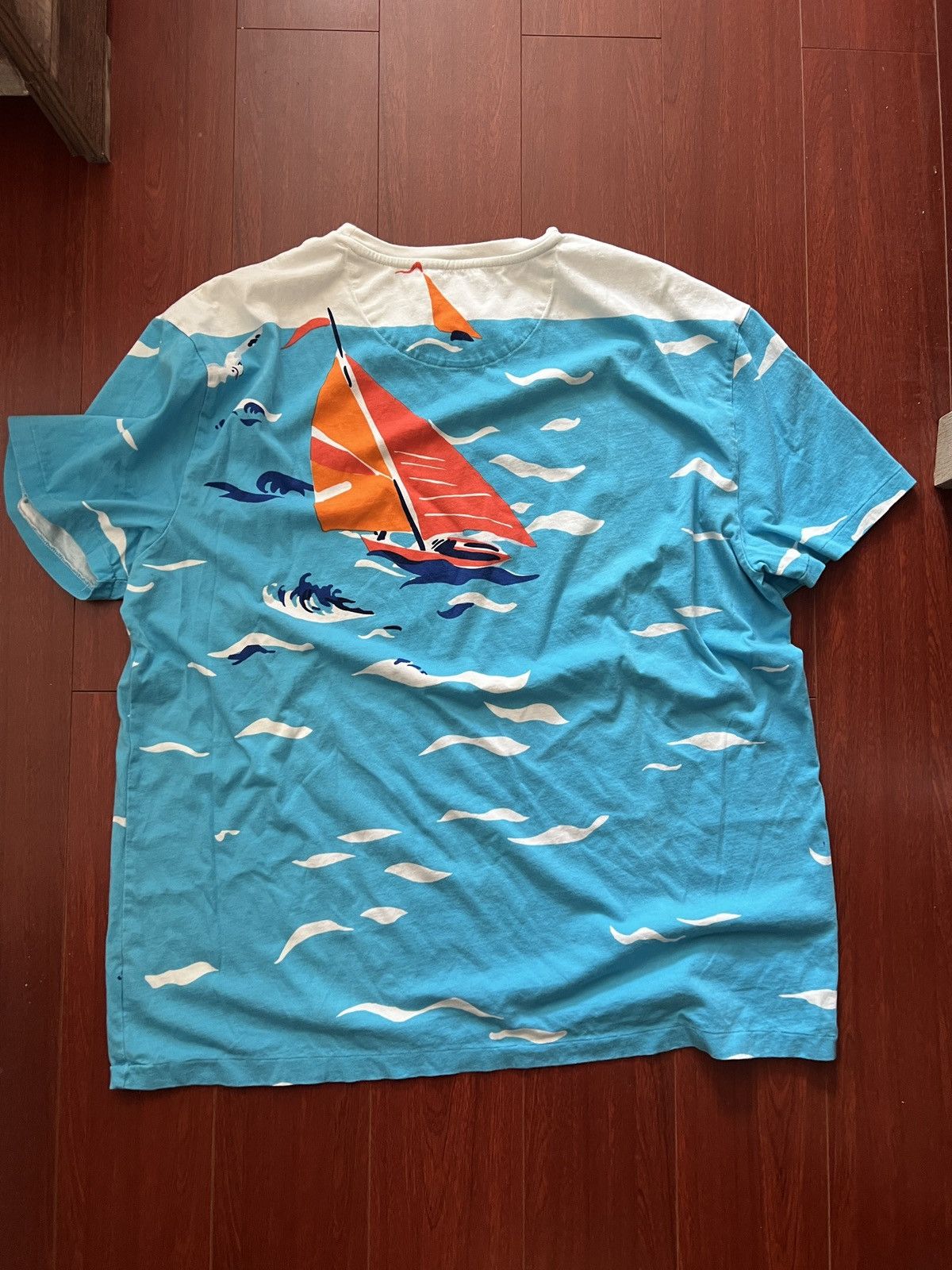Polo Ralph Lauren Polo Ralph Lauren single stitch all over graphic T-Shirt Size US XL / EU 56 / 4 - 2 Thumbnail