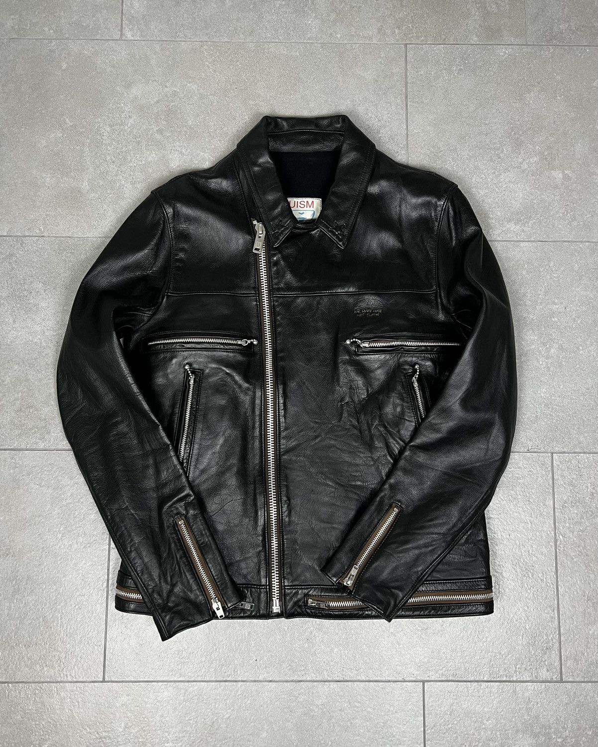 Undercover Undercover FW17 Stay Weird Black Leather Jacket Size US S / EU 44-46 / 1 - 2 Thumbnail