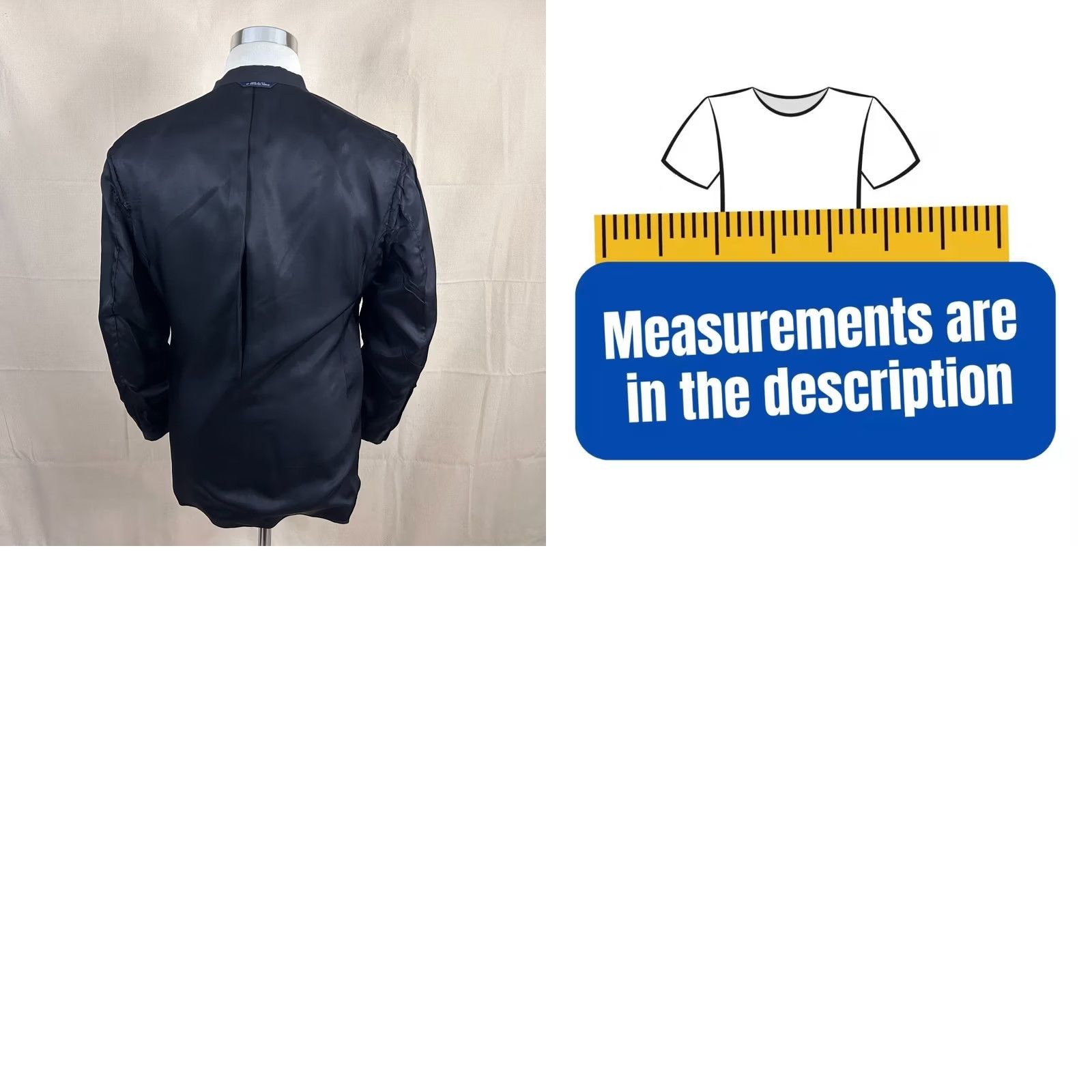Brooks Brothers Brooks Brothers Sport Coat 38S Wool Black Three-Button Fully Lined Men Jacket Coat Notch Lapel 2 Piece Size US XS / EU 42 / 0 - 8 Thumbnail