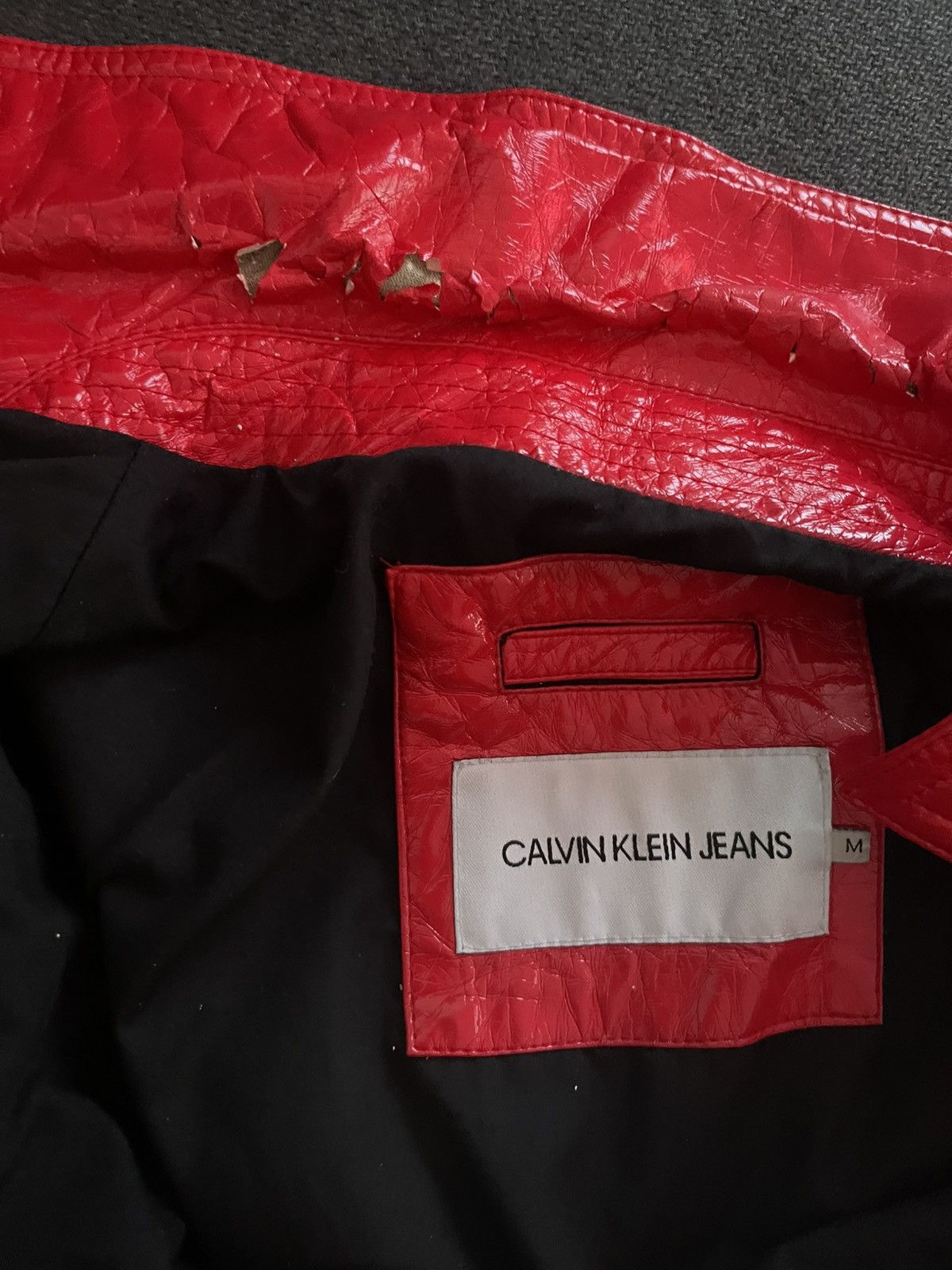 Calvin Klein Calvin Klein Jeans latex-like Jacket Size M / US 6-8 / IT 42-44 - 10 Thumbnail