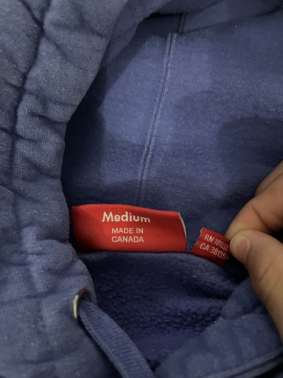Supreme Supreme Immortal Hooded Sweatshirt Violet SS24 Size US M / EU 48-50 / 2 - 4 Thumbnail