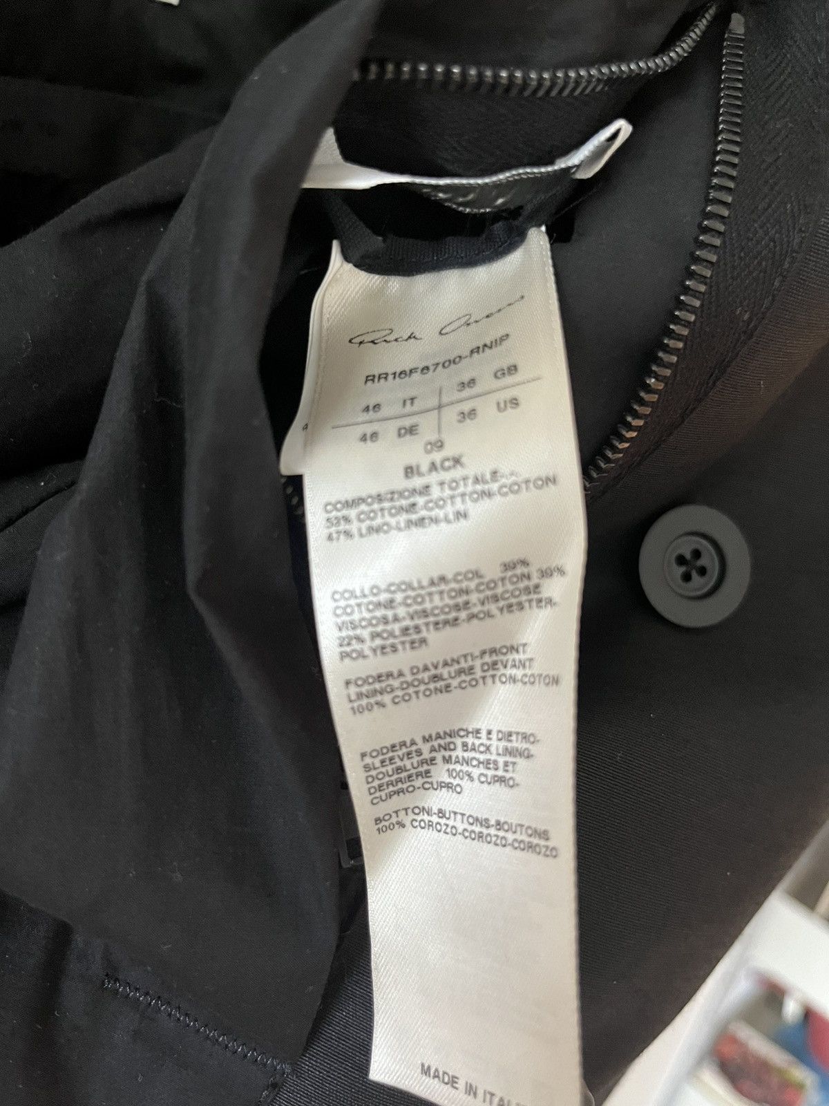 Rick Owens AW16 Cropped double-breasted jacket Size US S / EU 44-46 / 1 - 4 Thumbnail