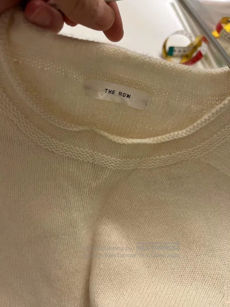 The Row The row Cream-colored cashmere sweater Size L / US 10 / IT 46 - 2 Thumbnail