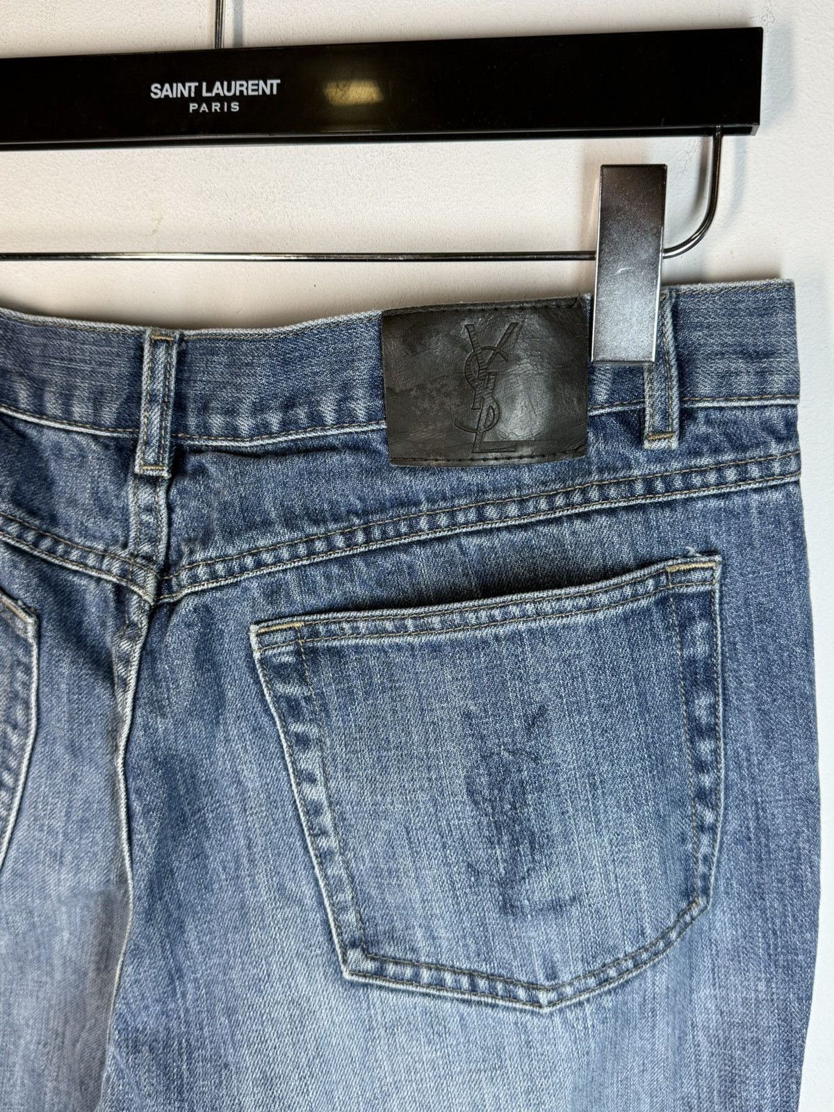 Yves Saint Laurent 36x32 YSL Jeans Denim Pants Size US 36 / EU 52 - 4 Thumbnail