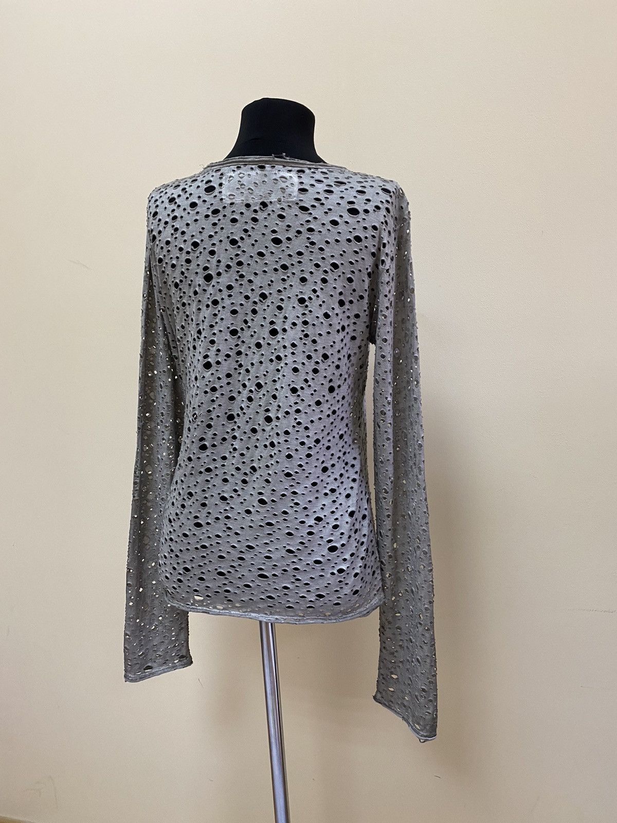 Rundholz Rundholz Dip Women’s Distressed Long Sleeve Top Size M-L Size M / US 6-8 / IT 42-44 - 12 Thumbnail