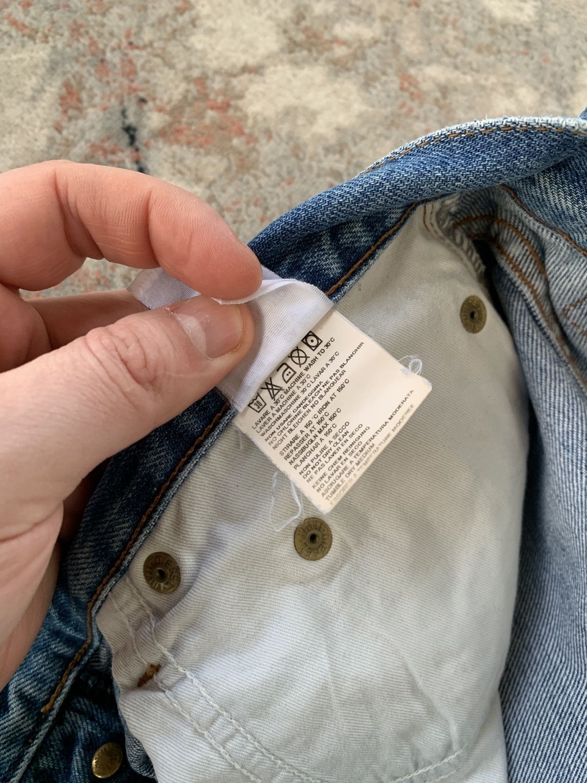 Diesel × Vintage Vintage Diesel Denim Pants Size US 31 - 8 Thumbnail