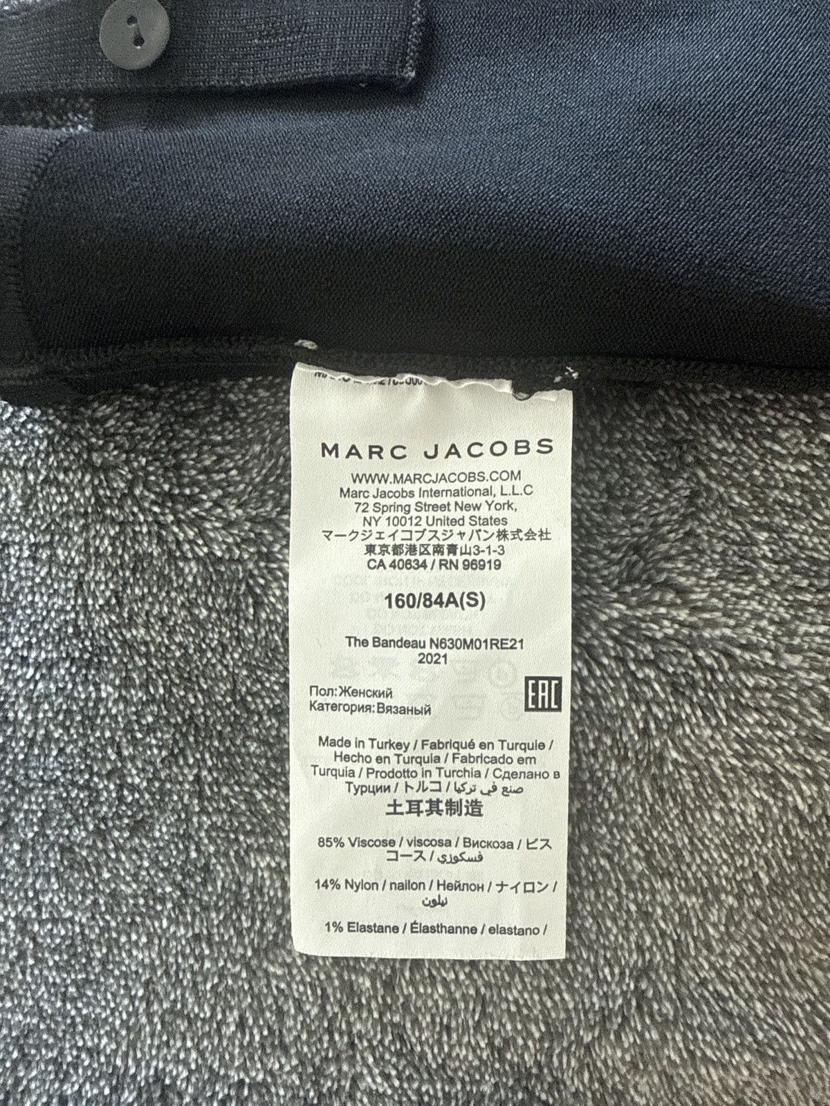 Marc Jacobs Marc Jacobs black and white crop top Size S / US 4 / IT 40 - 4 Thumbnail