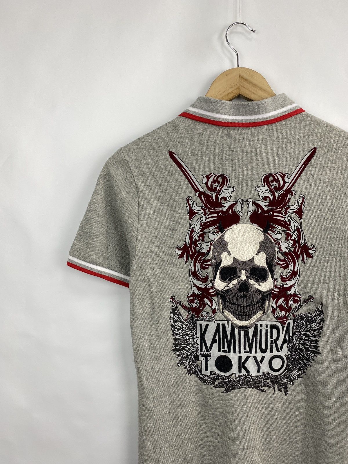 Kamakura 🇯🇵 Y2K Kamimura Tokyo Polo T-Shirt Japan Style kapital Rare Size US M / EU 48-50 / 2 - 9 Thumbnail