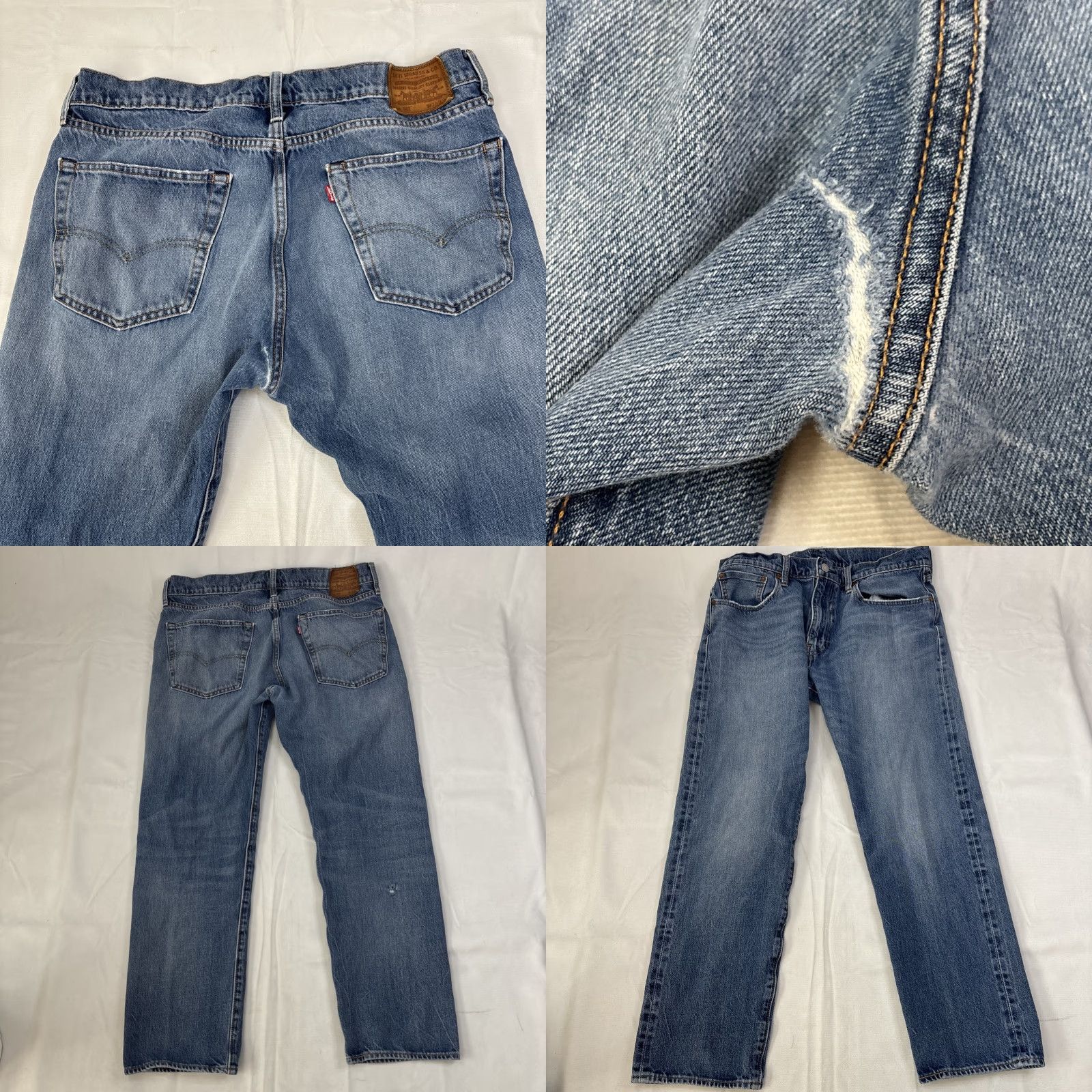 Levi's Levi's Jeans Men 36 Regular Denim 502 Blue Cotton Inseam 32 Tapered Logo Pockets Vintage No Zoom Size US 36 / EU 52 - 8 Thumbnail