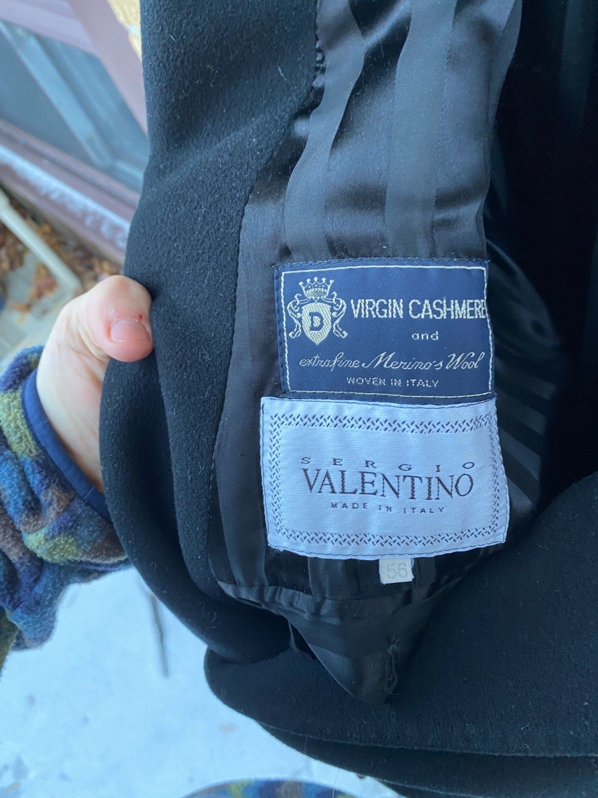 Other Sergio Valentino 100% Cashmere Double-Breasted Coat - IT Size US XL / EU 56 / 4 - 8 Thumbnail