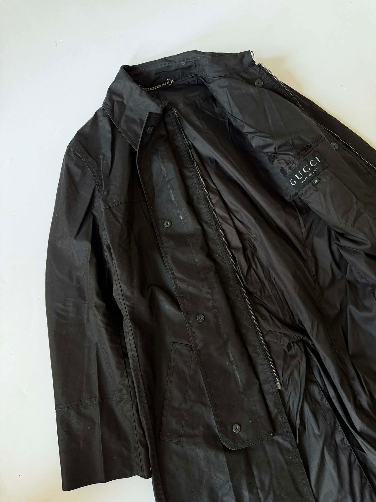 Gucci Gucci Tom Ford 1990’s Black Trench Coat Size US S / EU 44-46 / 1 - 5 Thumbnail