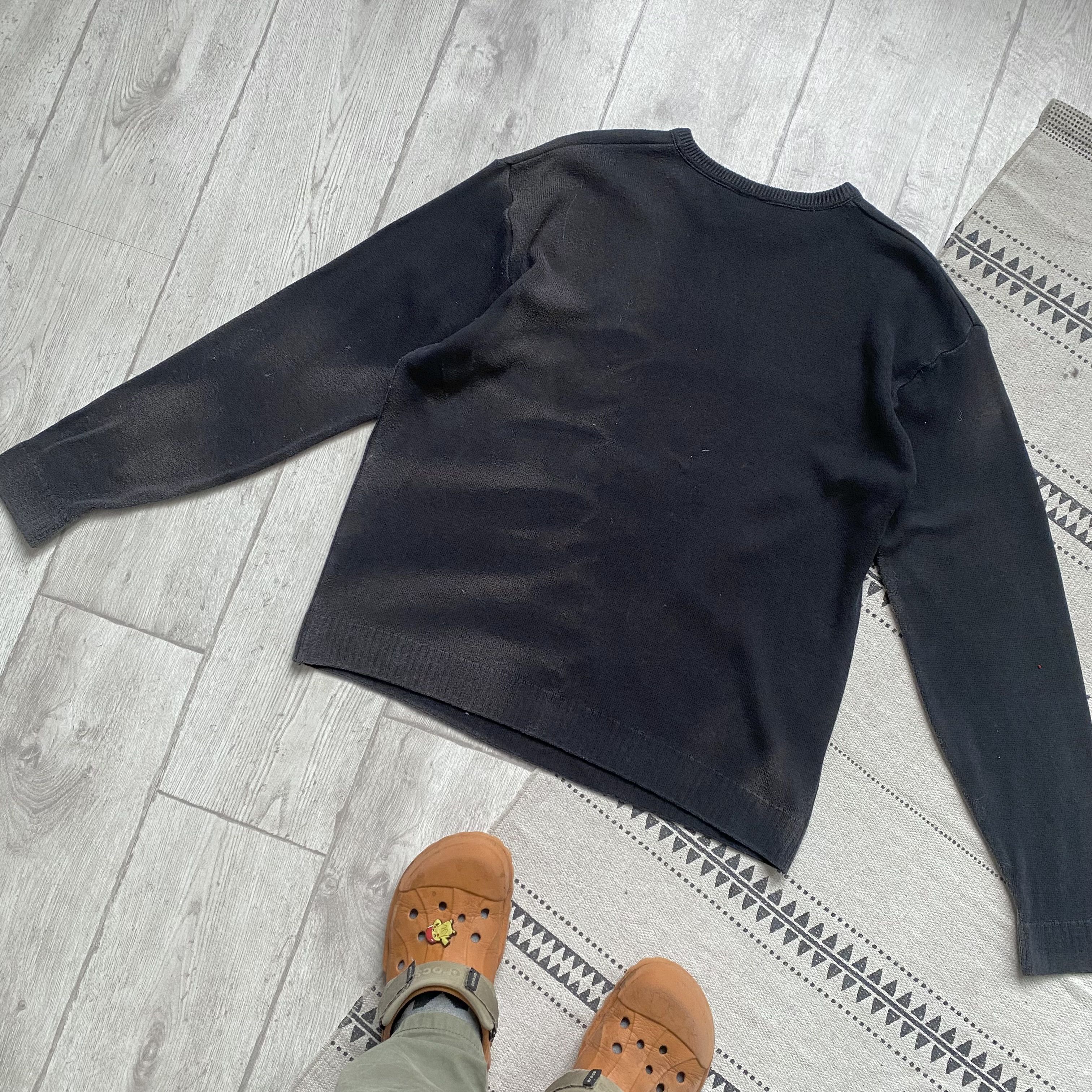 Lacoste 🐊 Vintage Faded Lacoste Knit sweater light pullover Diesel Size US M / EU 48-50 / 2 - 6 Thumbnail
