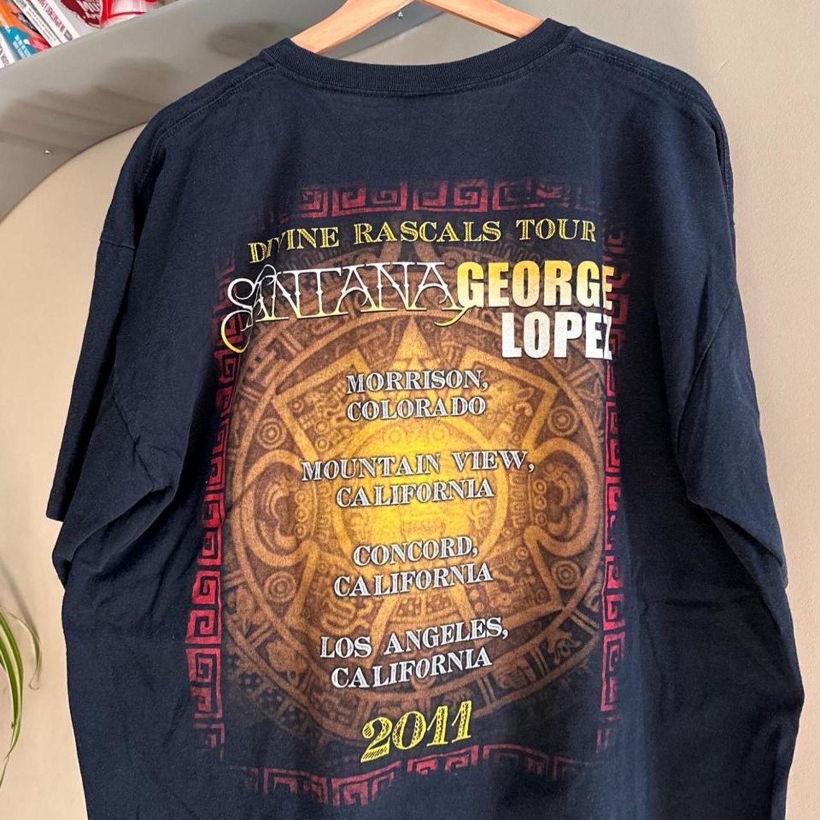 Band Tees × Mexicana Vintage 2008 Carlos Santana and George Lopez Shirt Size US XL / EU 56 / 4 - 5 Thumbnail