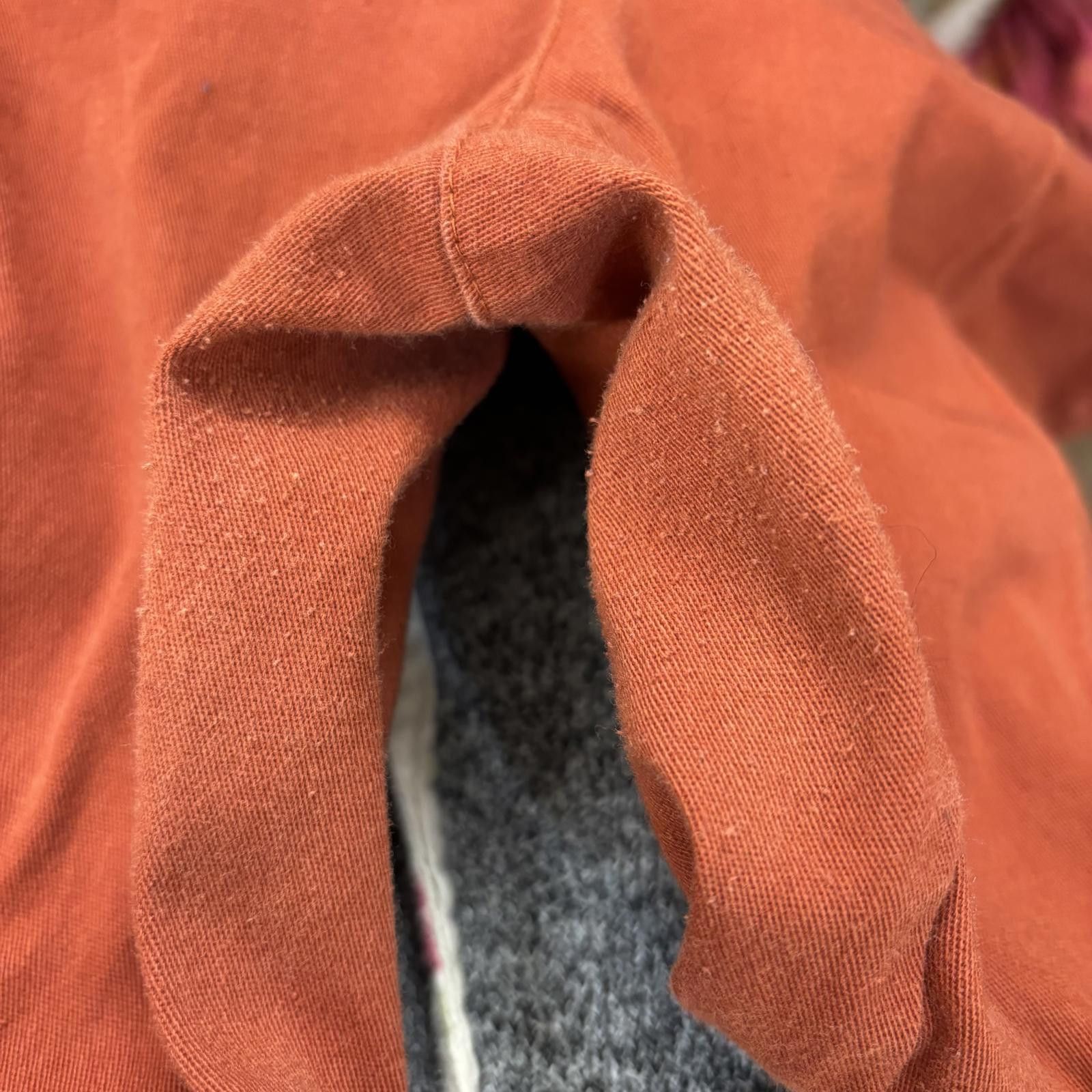 Revenge Y2K low-rise flared bareback burnt orange pants sz 5 Size 30" / US 8 / IT 44 - 9 Thumbnail