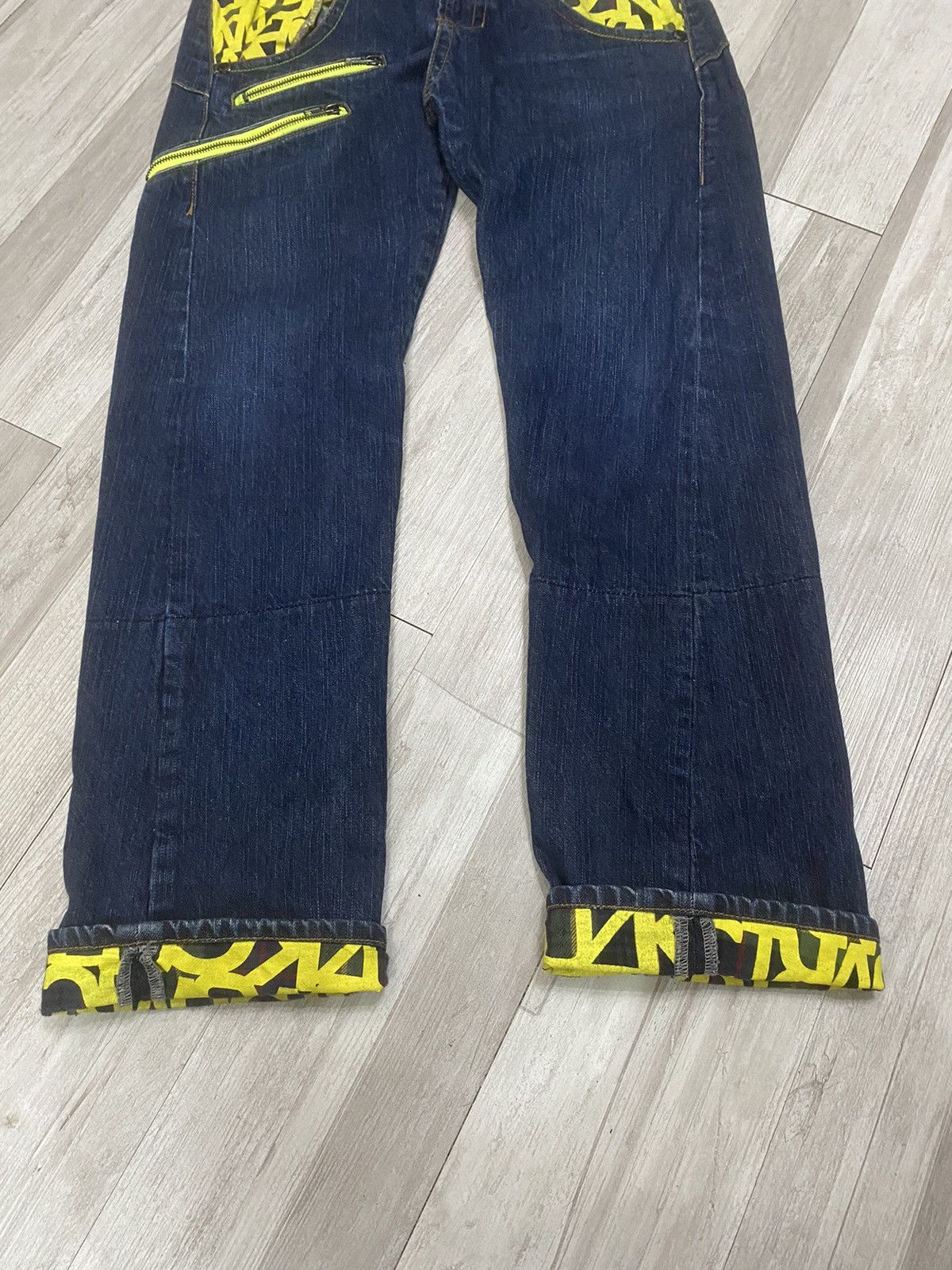 If Six Was Nine × Japanese Brand × Le Grande Bleu (L.G.B.) Sorridere double waist punk grunge denim jeans size 30 Size US 30 / EU 46 - 3 Thumbnail