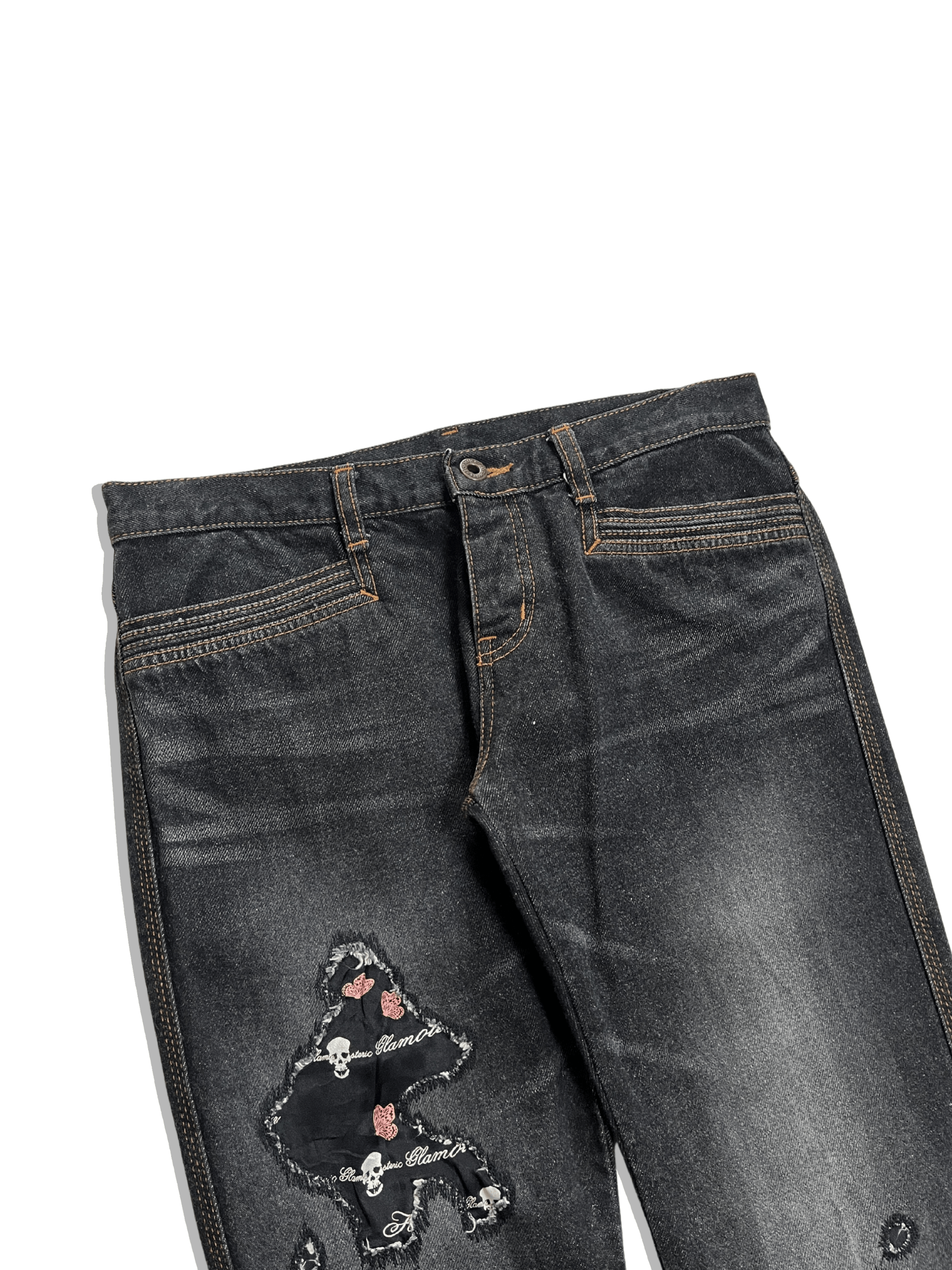 Hysteric Glamour × If Six Was Nine × Japanese Brand Hystery Glamour - Patchwork Skull Jeans Size 29" - 5 Thumbnail