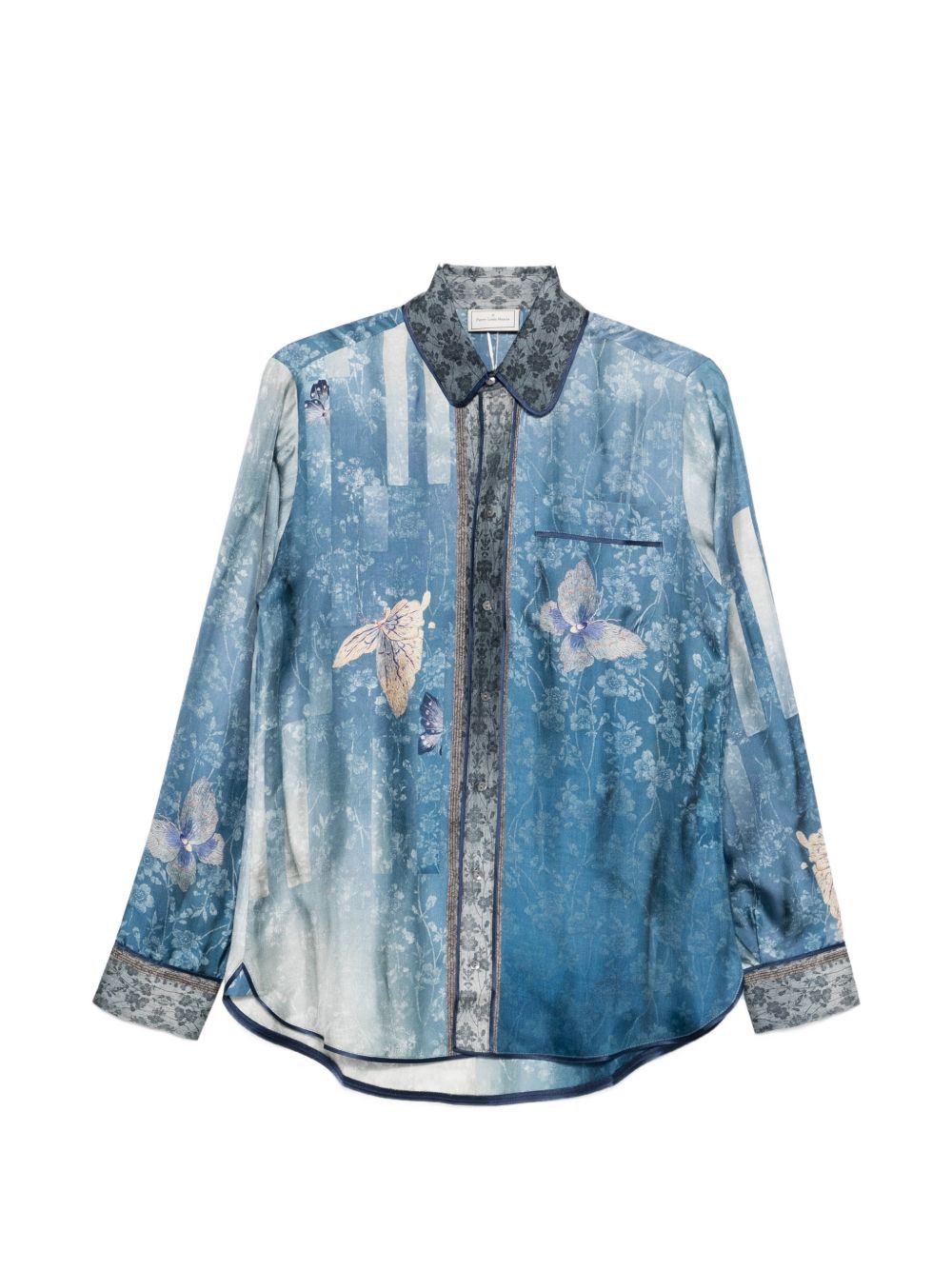 Pierre-Louis Mascia PRINTED SILK SHIRT Size M / US 6-8 / IT 42-44 - 1 Thumbnail