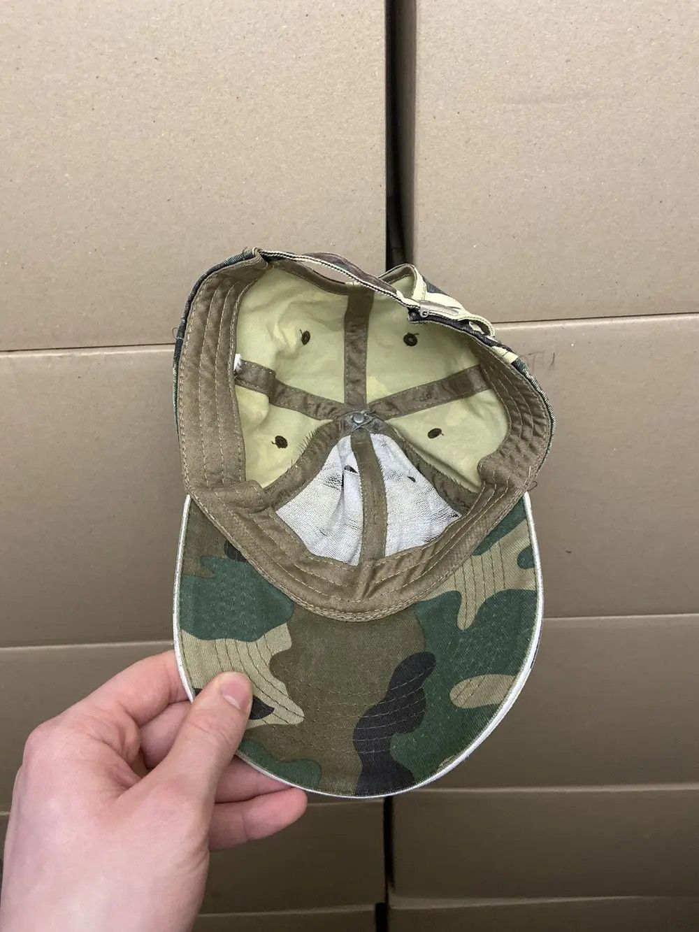 Vintage VINTAGE CAMO FADED CAP DAD HAT Y2K STREETWEAR WORKWEAR SKATE Size ONE SIZE - 9 Thumbnail