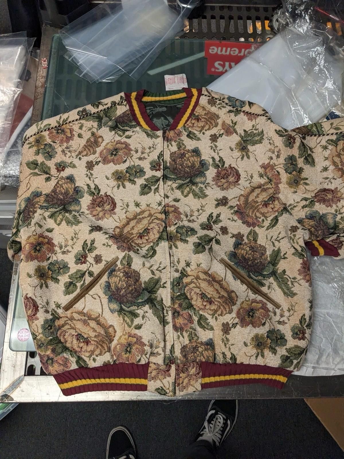 Kapital Kapital Gobelins Souvenir Woven Jacket Japan Beige Size 4 Size US XL / EU 56 / 4 - 5 Thumbnail