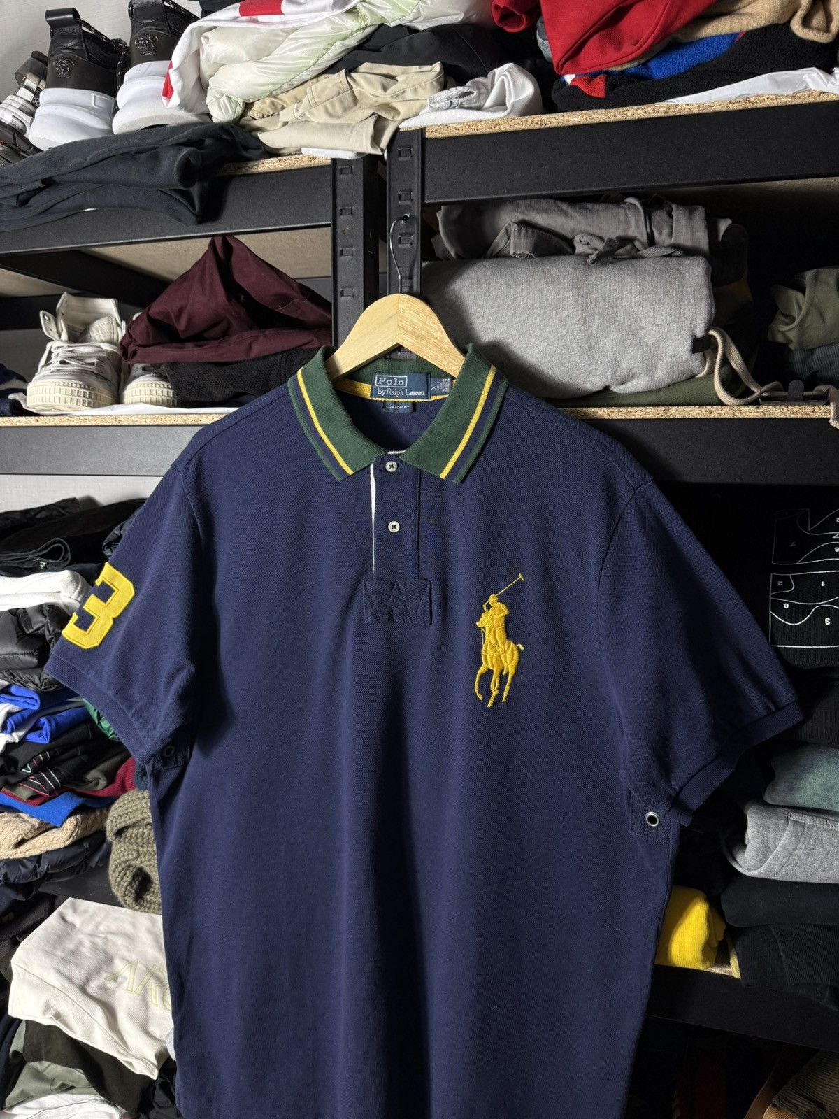 Polo Ralph Lauren Vintage Polo Ralph Lauren Big Pony 3 Polo Shirt Rugby Preppy Size US XL / EU 56 / 4 - 2 Thumbnail