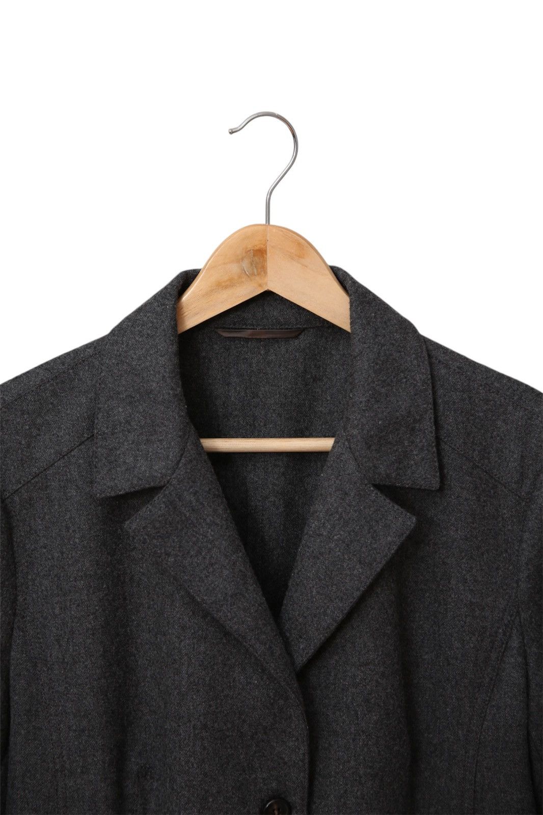 Prada × Vintage Vintage Prada women wool coat grey Size M / US 6-8 / IT 42-44 - 2 Thumbnail