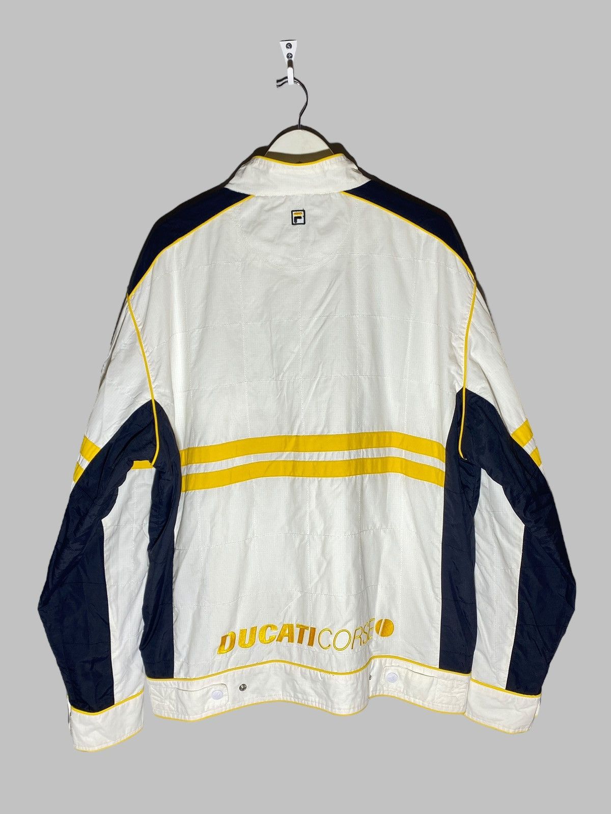 Fila Vintage Y2K Fila Ducati Force Rare Racing Moto Japan Jacket Size US XXL / EU 58 / 5 - 2 Thumbnail