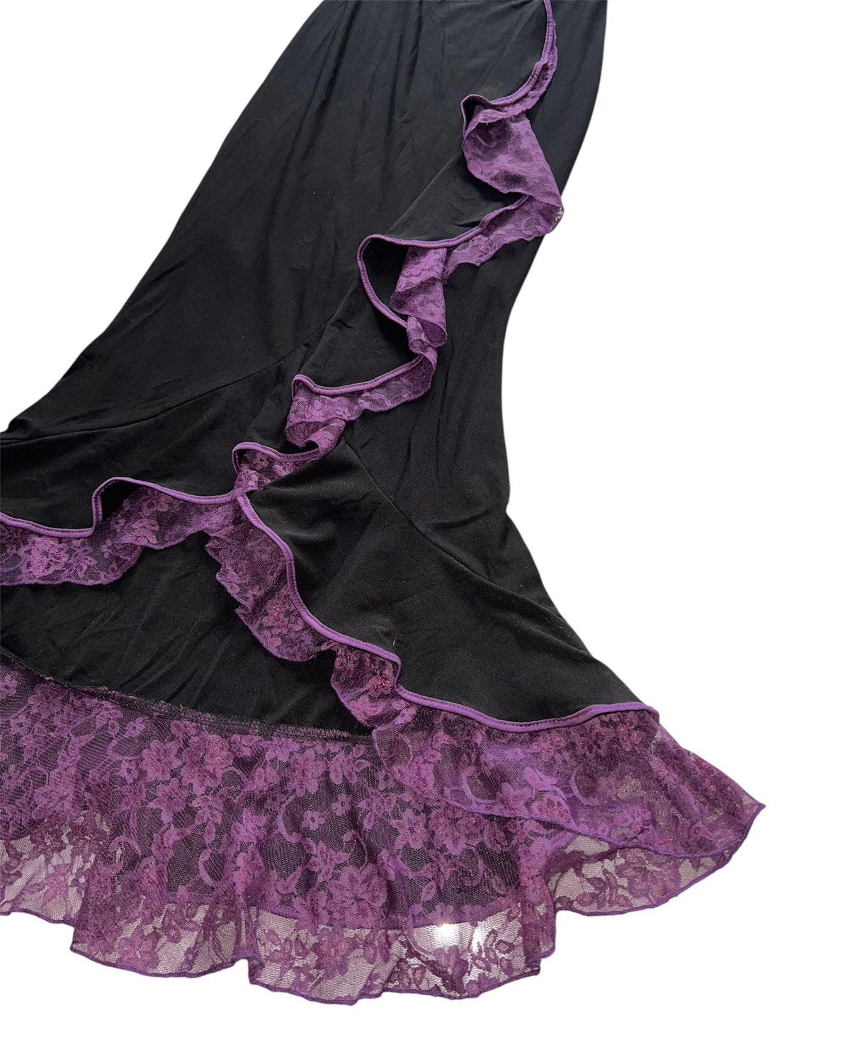 Other Vintage strapless lace ruffle trim dress 🔮🎀 Size S / US 4 / IT 40 - 8 Thumbnail