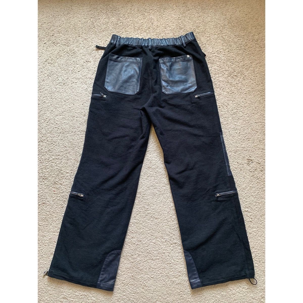 Helmut Lang HELMUT LANG LEATHER FLIGHT PANTS Size US 32 / EU 48 - 9 Thumbnail