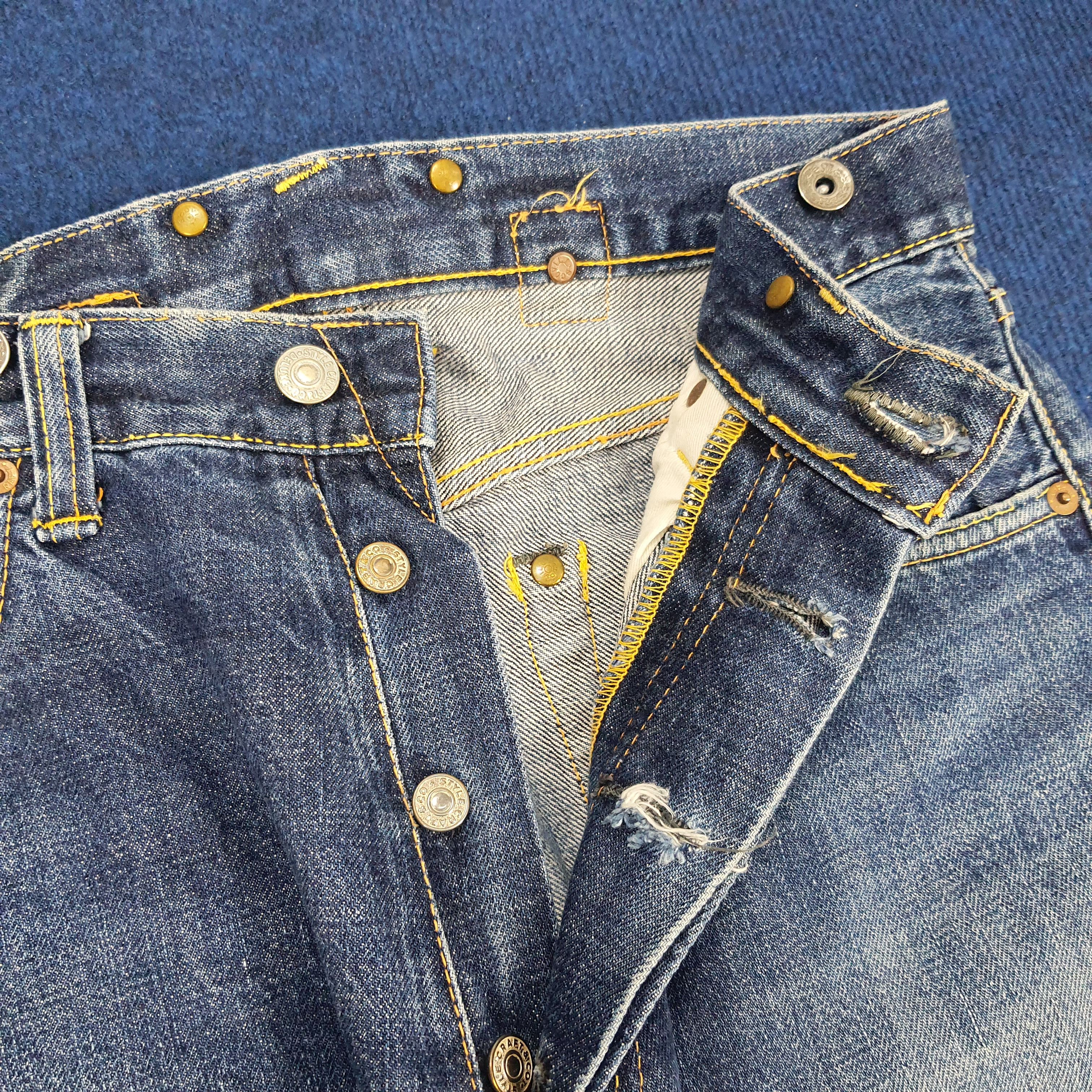 Evisu × Japanese Brand × Vintage Vintage Evisu Japanese Brand Custom Denim Jeans Size US 28 / EU 44 - 7 Thumbnail