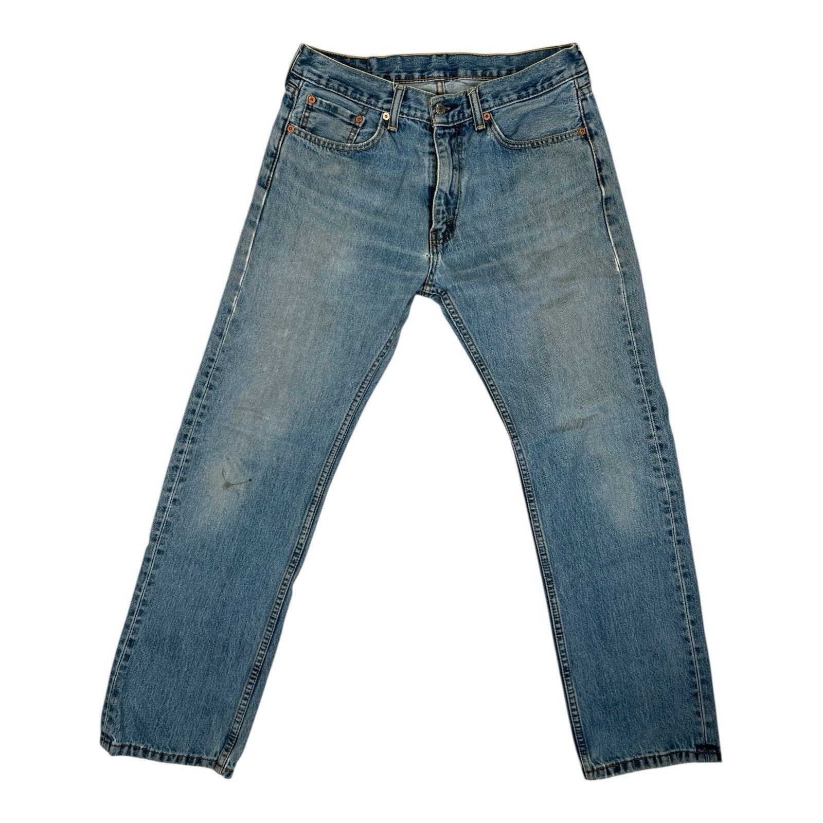 Levi's Vintage Levi’s 505 Denim Jeans Size 32x32 Medium Wash Grunge Size US 32 / EU 48 - 1 Thumbnail