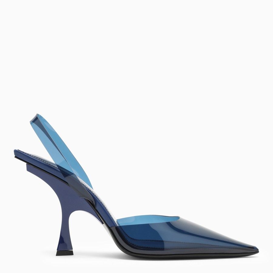 o1d2blof1024 PVC Slingback in Blue