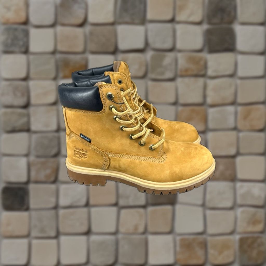 VINTAGE Timberland Pro Women's Work Boots Size M Leather