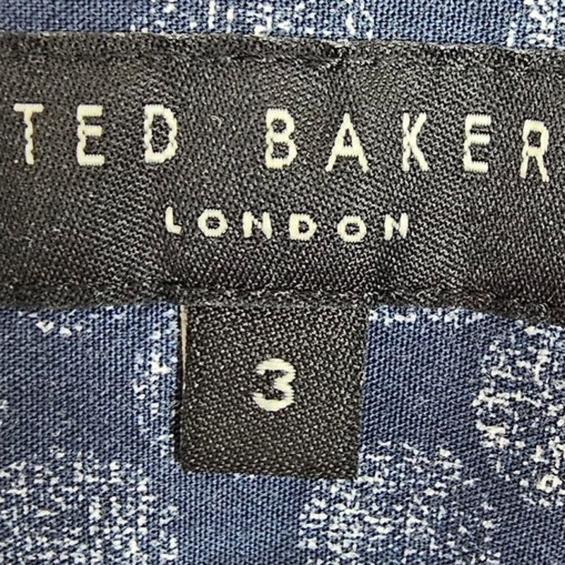 Ted Baker Ted Baker Mens Geometric Button Shirt Sz M Designer Preppy Size US M / EU 48-50 / 2 - 6 Thumbnail