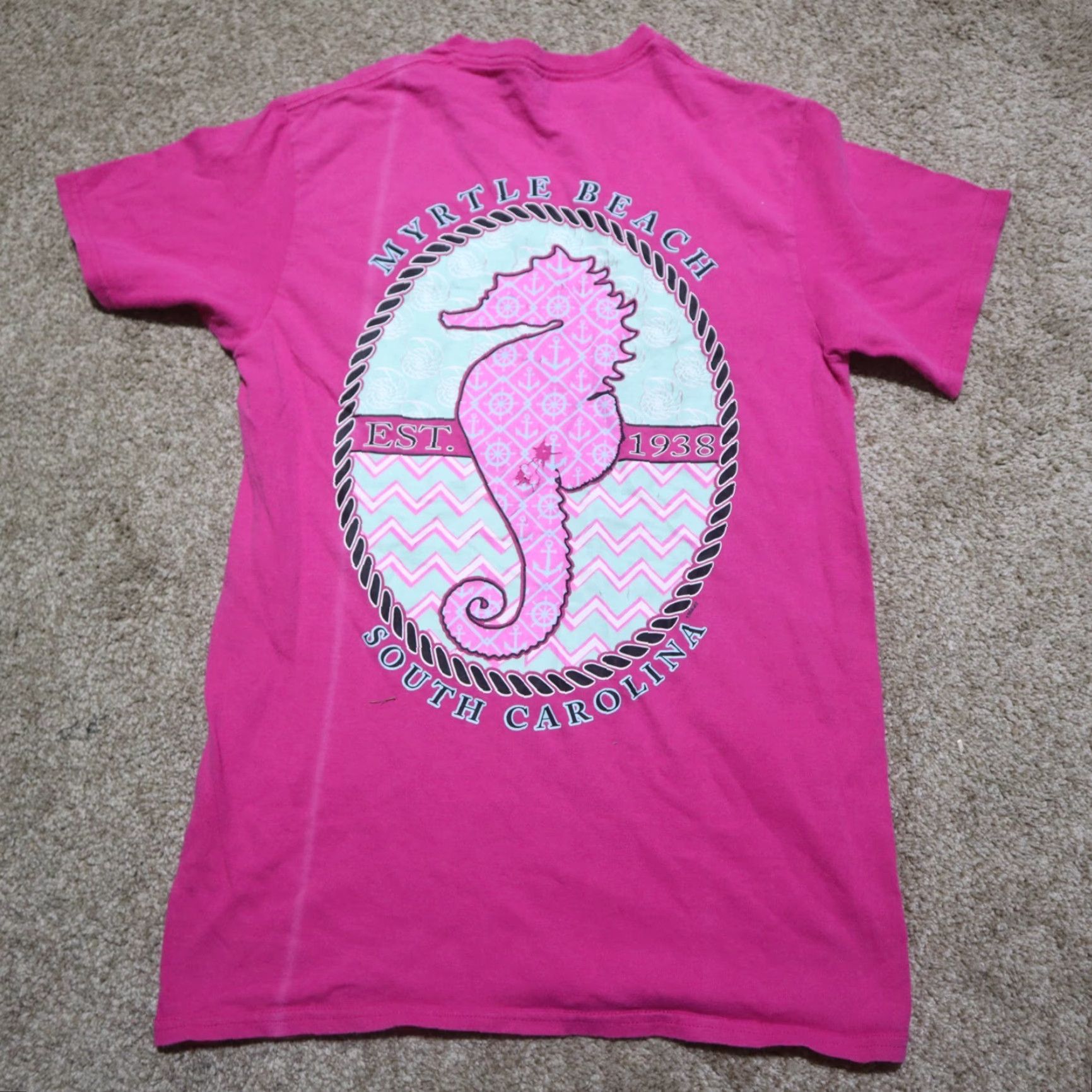 Vintage Myrtle Beach SC South Carolina Sea Horse Tee T-Shirt Ladies Size S Small Size S / US 4 / IT 40 - 8 Thumbnail