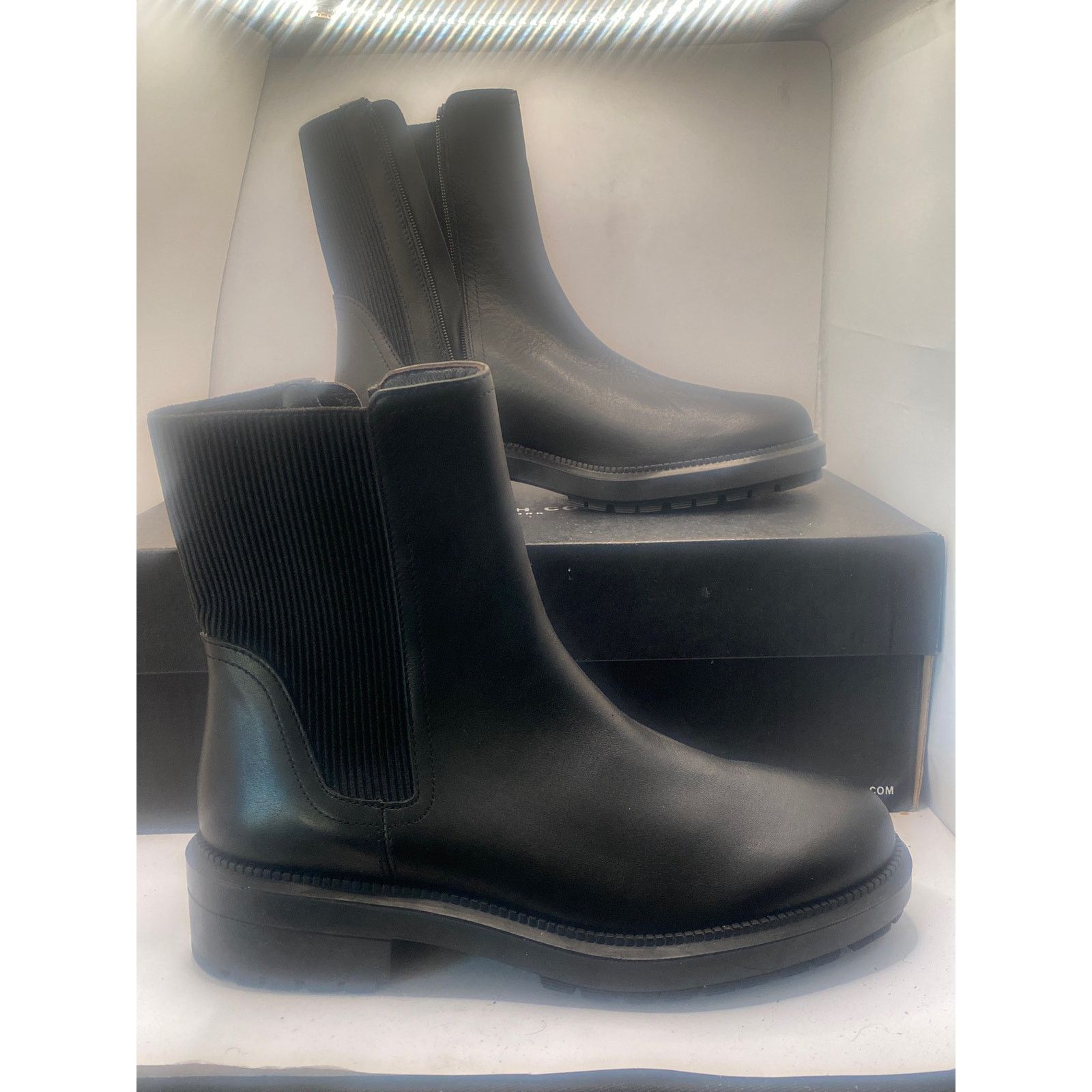Aquatalia Aquatalia Boots Women 7, Lauda Black Leather Size US 7 / IT 37 - 1 Thumbnail