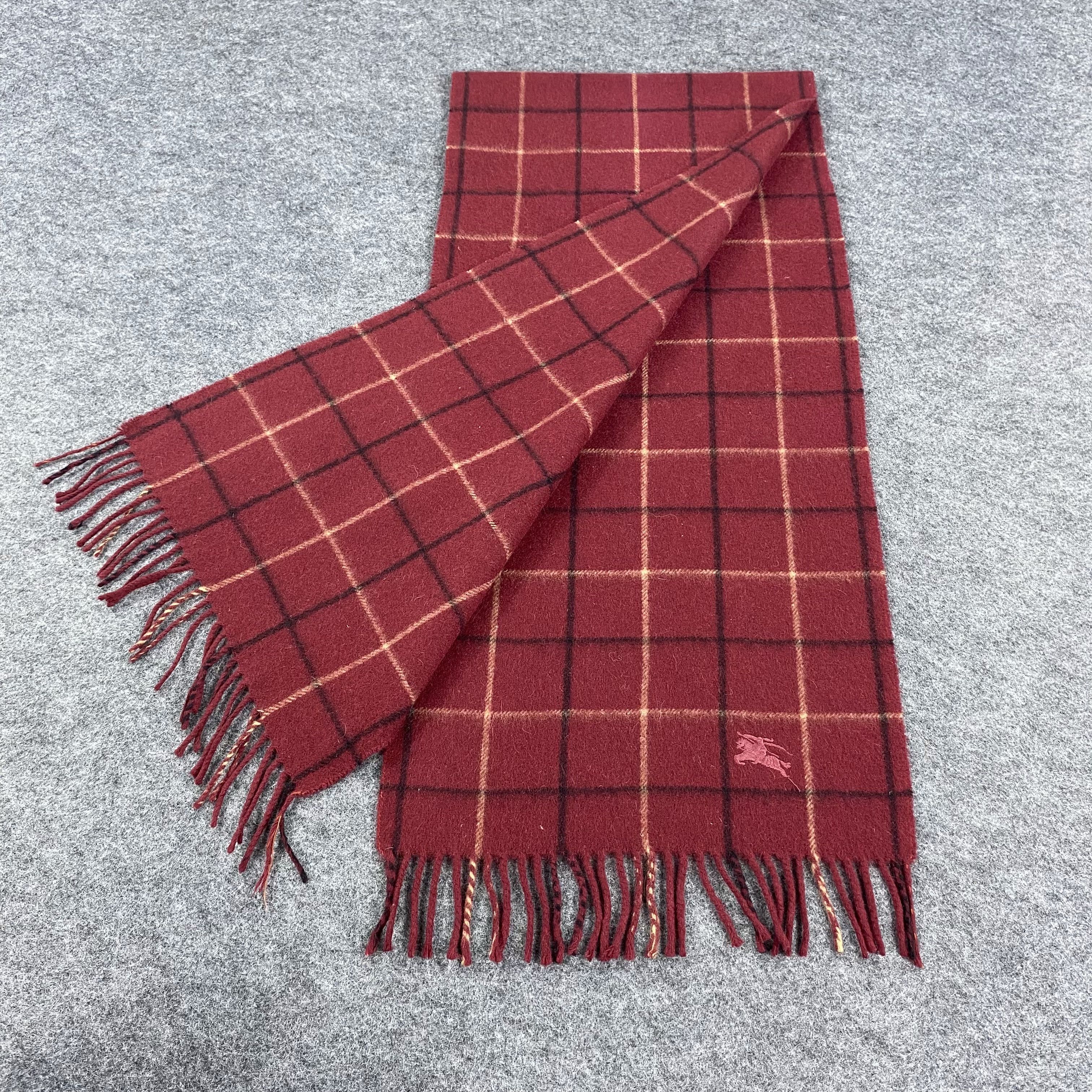Burberry × Vintage GF10205 Burberry Scarf Neck Wear Muffler Size ONE SIZE - 5 Thumbnail