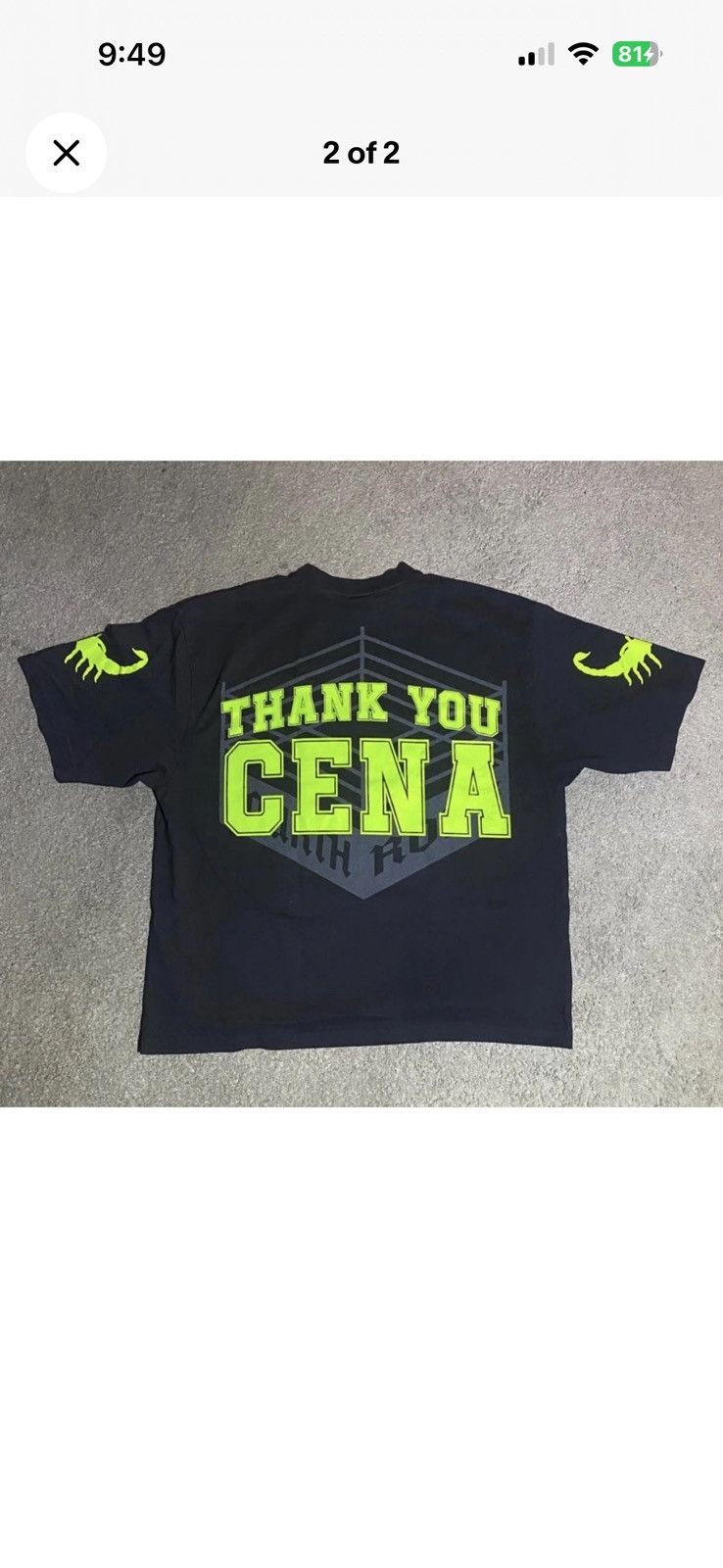Other 4th rope John Cena tee Size US M / EU 48-50 / 2 - 2 Thumbnail