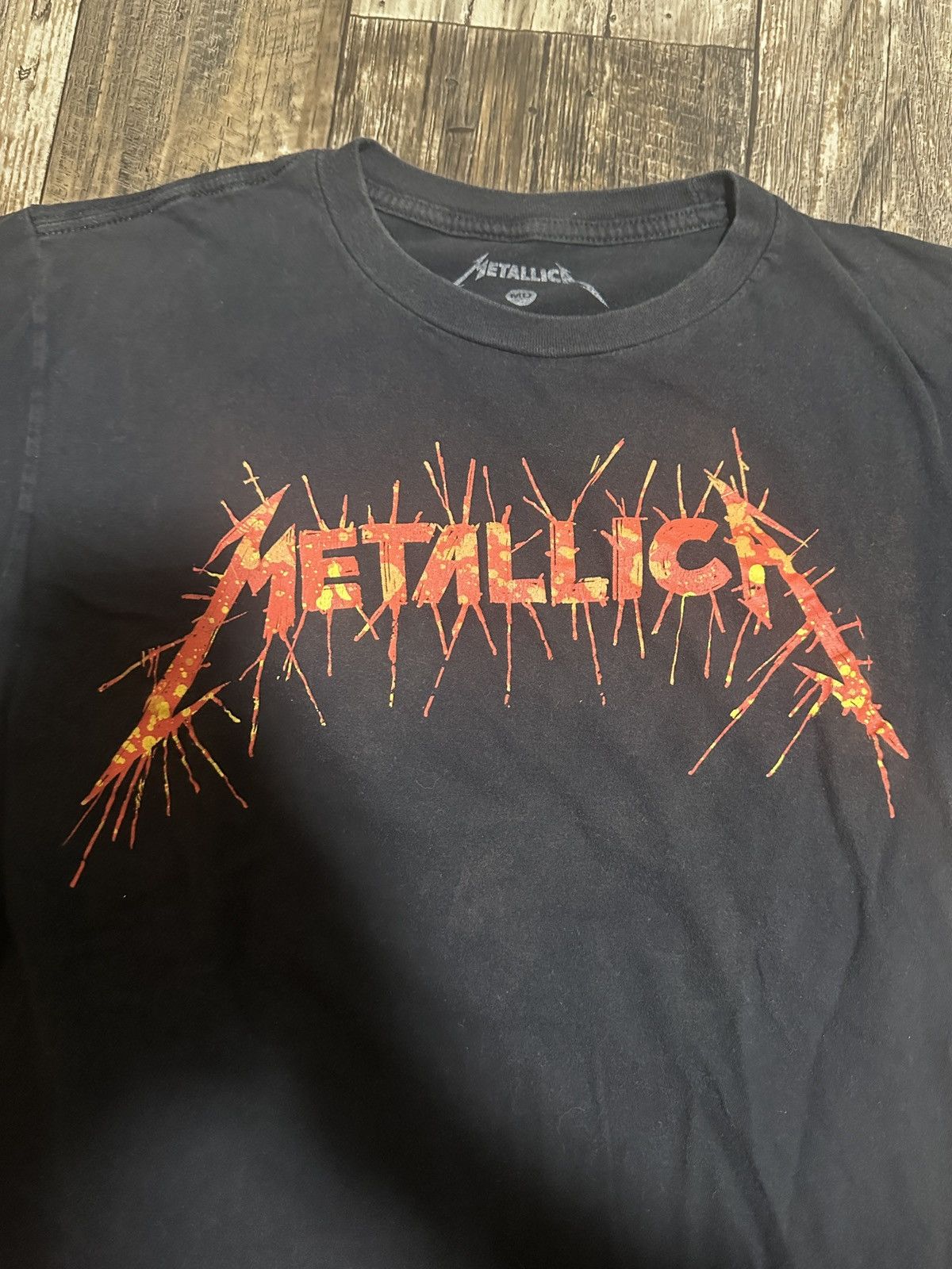 Band Tees × Metallica × Vintage Metallica Blindfolded Skull Concert Tee Size US M / EU 48-50 / 2 - 4 Thumbnail