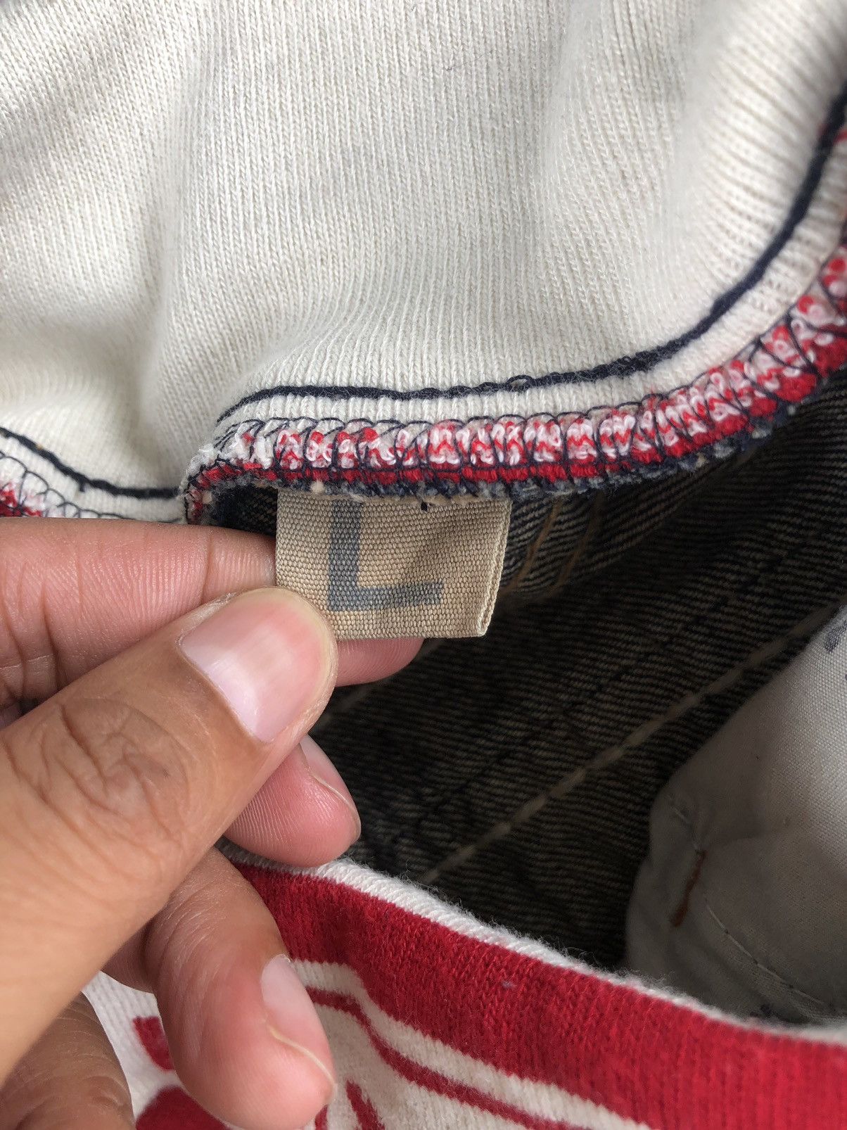 Japanese Brand Yoshitomo Nara Lolita Love Distressed Jeans Size US 32 / EU 48 - 15 Thumbnail