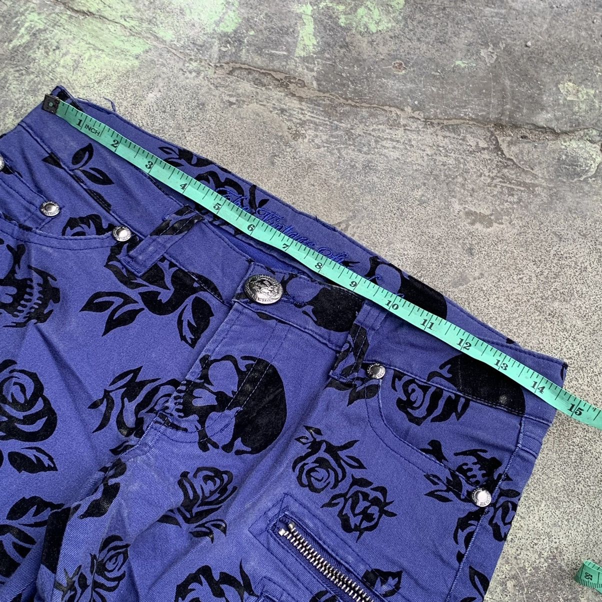 Japanese Brand Japanese pants towell skull art Size 29" - 10 Thumbnail