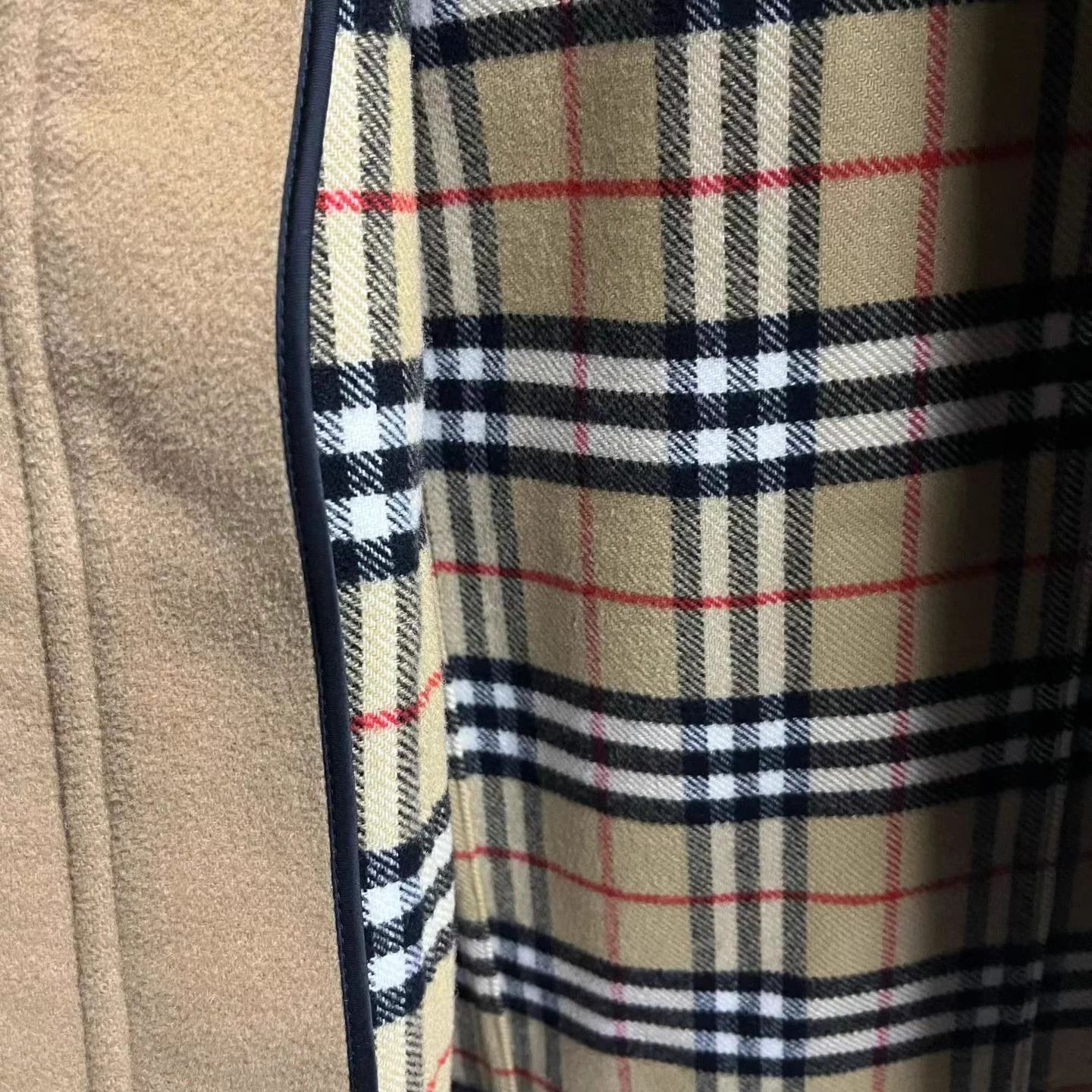 Burberry Burberry Wool Hooded Camel Button Mid-Length Overcoat 14y Size XXS / US 00 / IT 34 - 5 Thumbnail