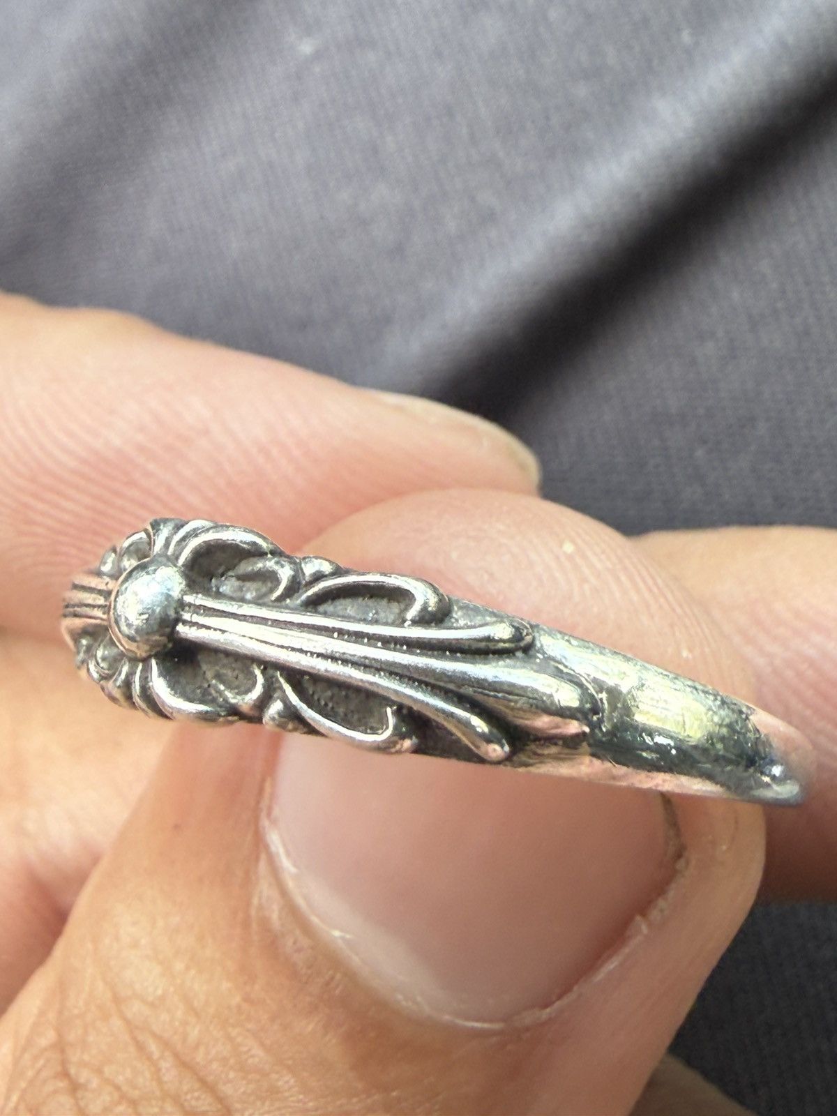 Chrome Hearts Chrome Hearts Baby Floral Ring Size ONE SIZE - 2 Thumbnail