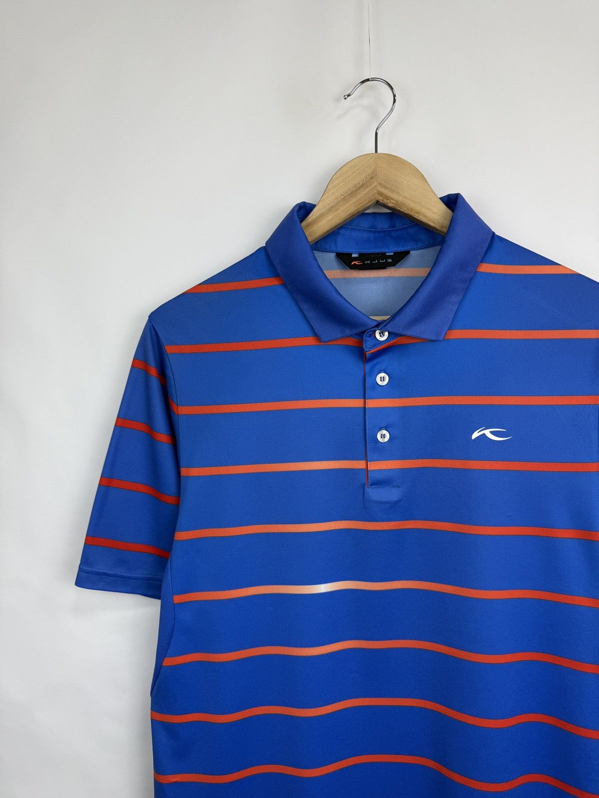 KJUS 🇨🇭 Kjus Stevie Striped Golf Polo T-Shirt Premium Luxury Size US L / EU 52-54 / 3 - 3 Thumbnail