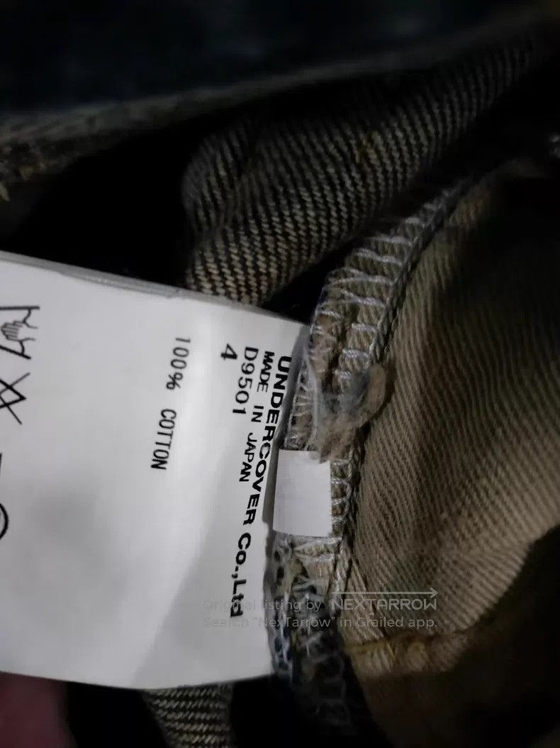 Undercover Undercover size XL Orange line boro denim jeans i Size US 27 - 2 Thumbnail