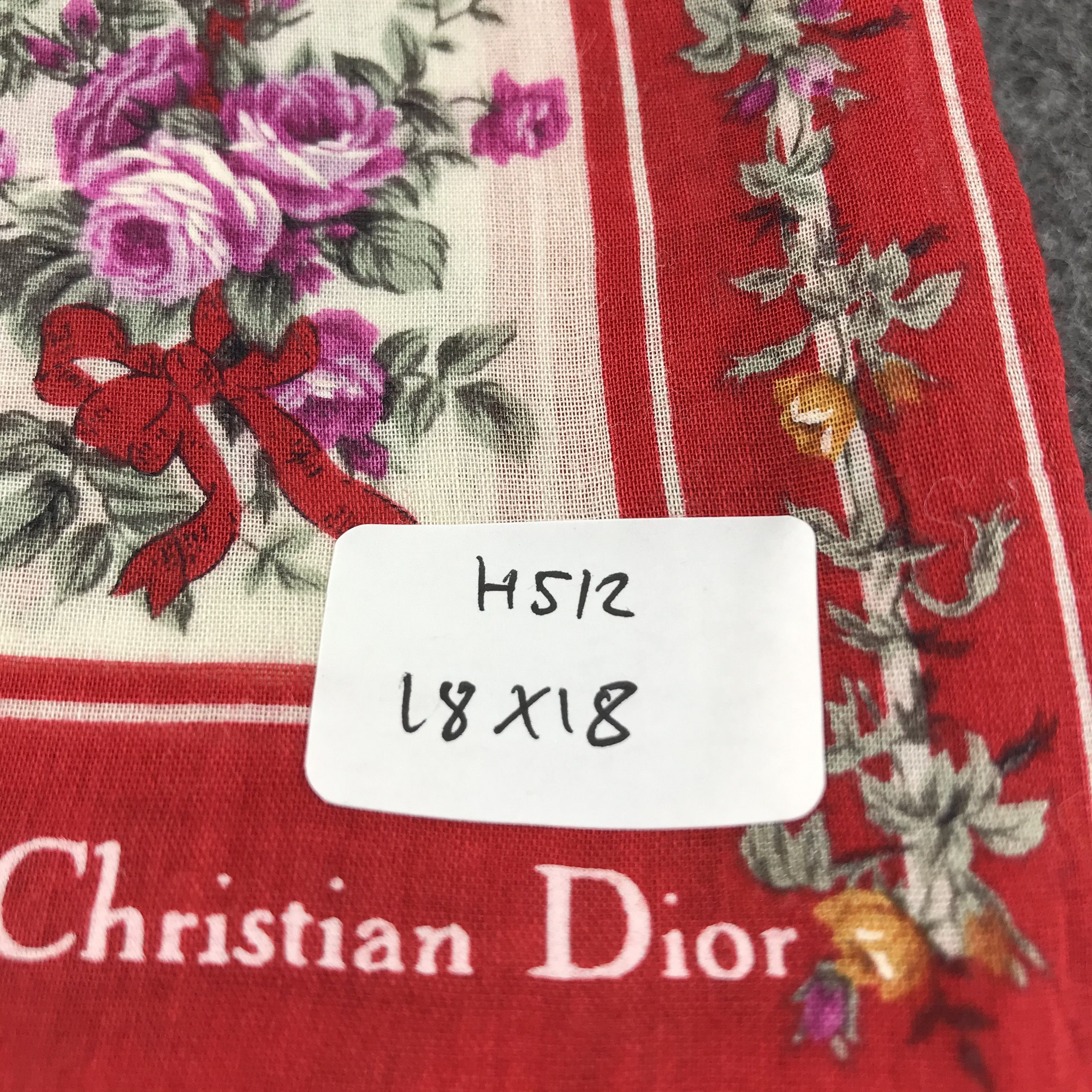 Christian Dior Monsieur Christian Dior Handkerchief Neckerchief Bandana H512 Size ONE SIZE - 7 Thumbnail