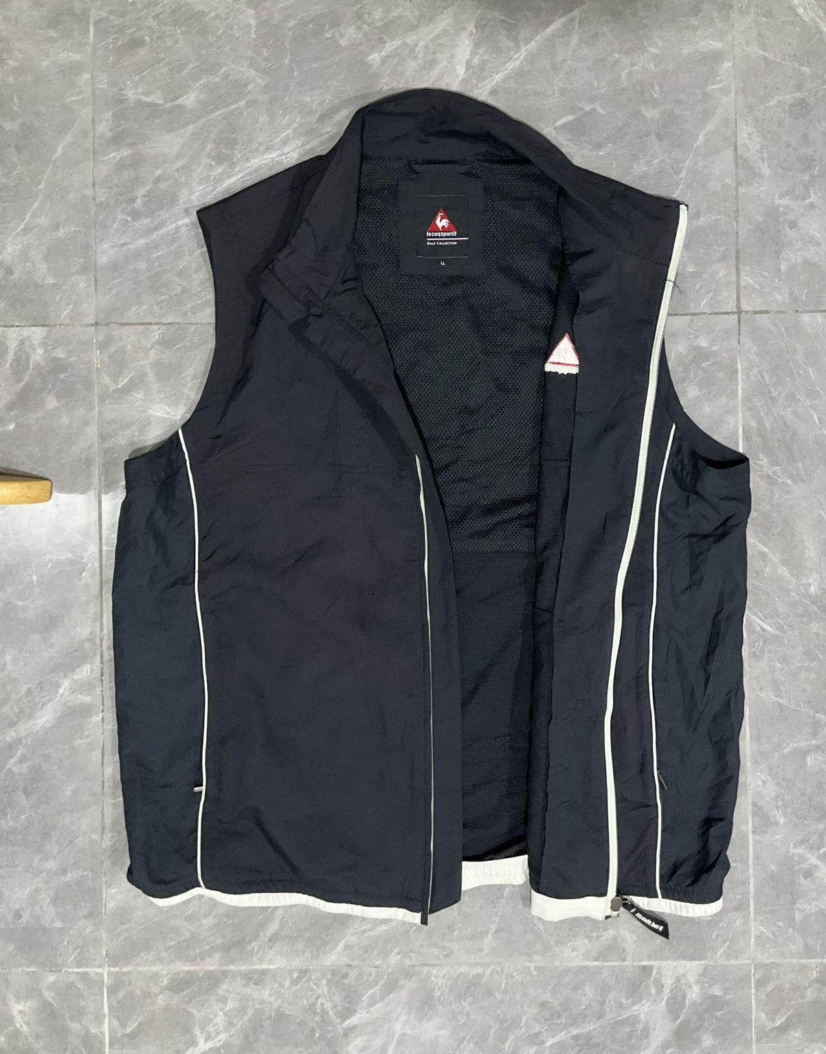 Le Coq Sportif × Vintage Le Coq Sportif vintage vest Size US XL / EU 56 / 4 - 2 Thumbnail