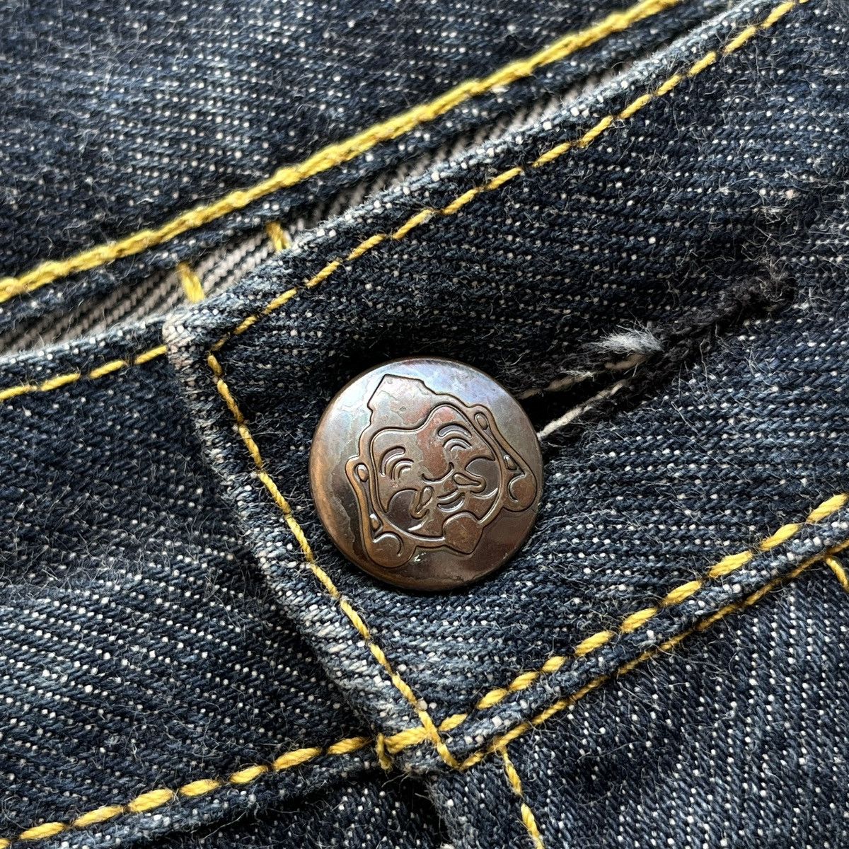 Evisu Y2K Evisu Donna Embroidered Seagull selvedge jeans Size 28" / US 6 / IT 42 - 7 Thumbnail