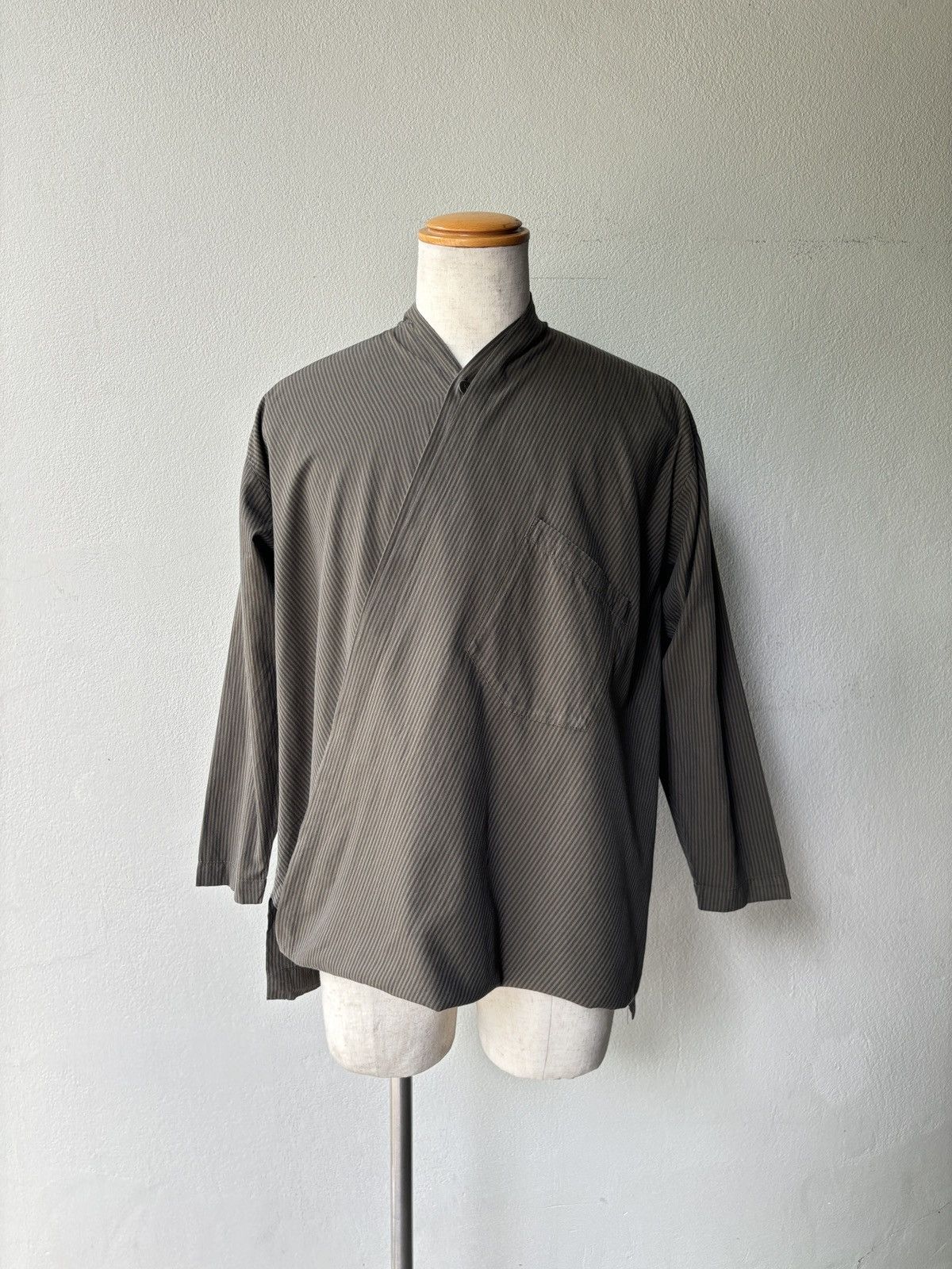Issey Miyake Issey Miyake Permanent wrapped strips shirt. Size US M / EU 48-50 / 2 - 12 Thumbnail