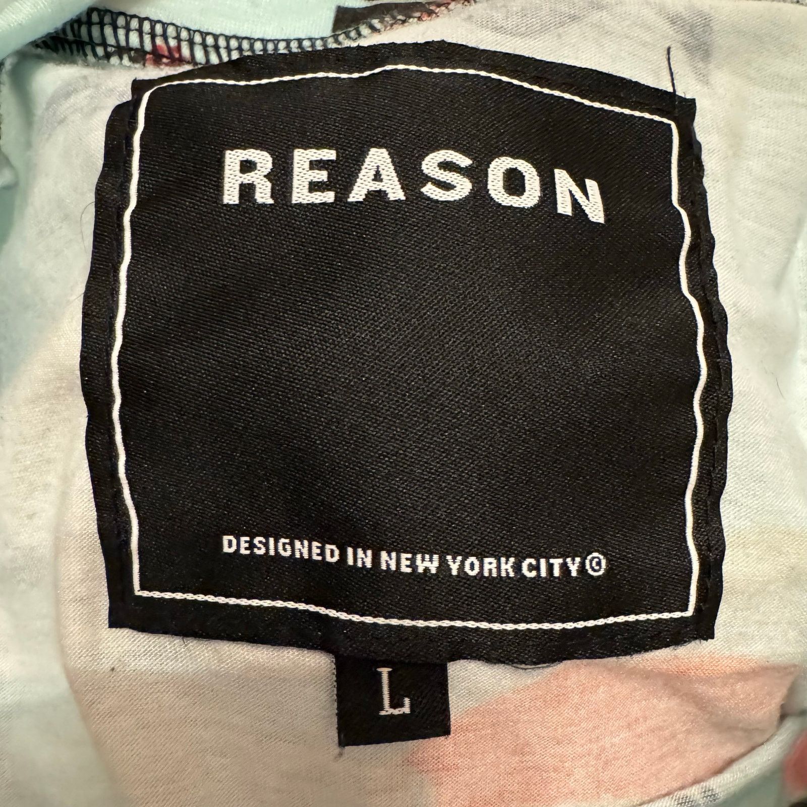 Reason Reason Brand Clothing NY Tee Shirt Japan Cherry Blossom Sz L Size US L / EU 52-54 / 3 - 5 Thumbnail