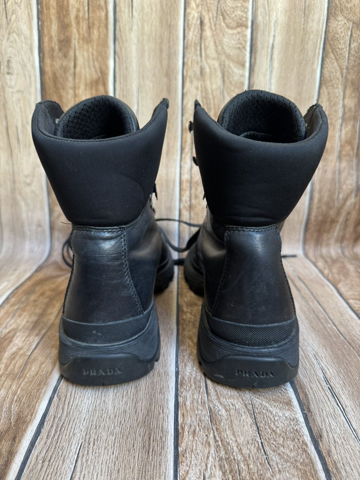 Prada 90’s Prada combat boots Size US 5.5 / EU 38 - 9 Thumbnail